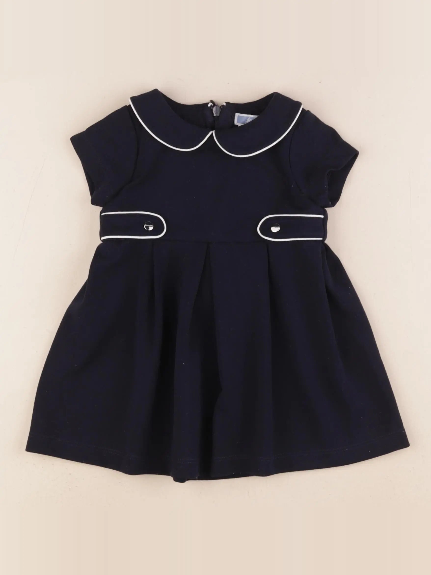 Jacadi - robe bleu - 12 mois