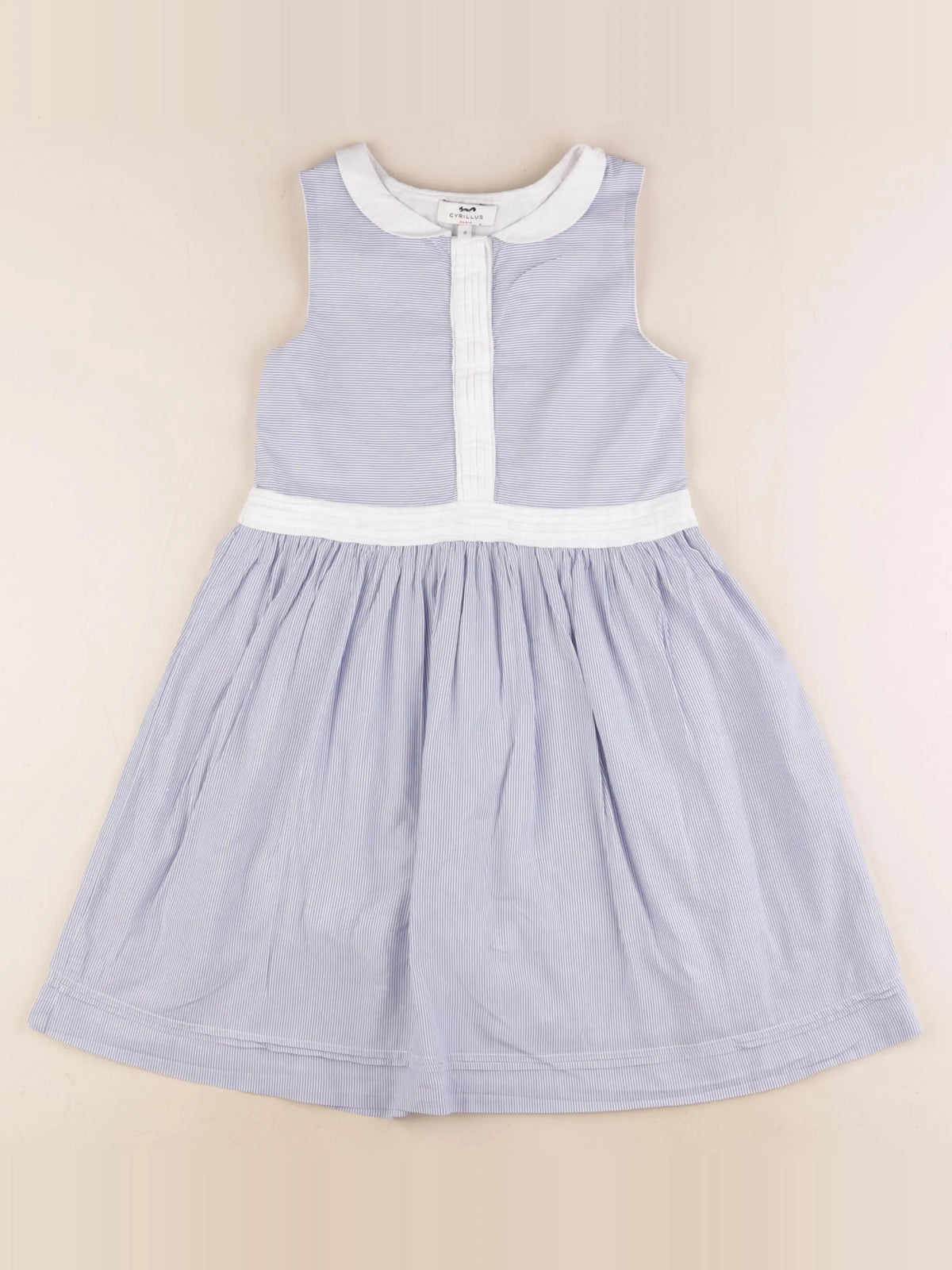 Cyrillus - robe bleu - 8 ans