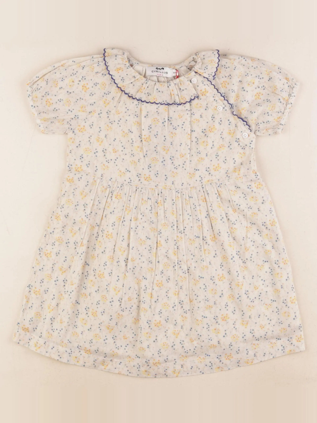 Cyrillus - robe beige - 24 mois