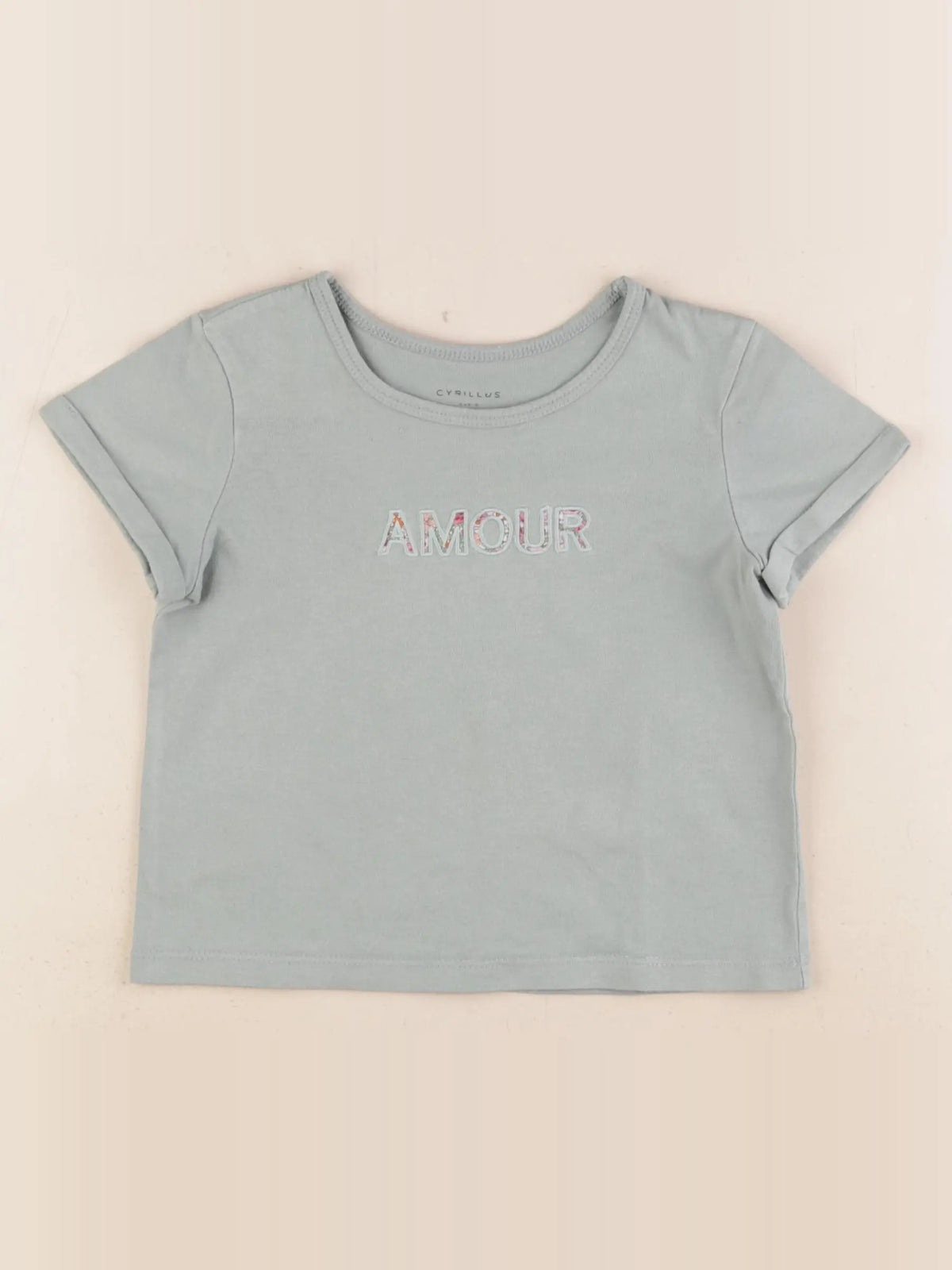 Cyrillus - tee-shirt vert - 4 ans