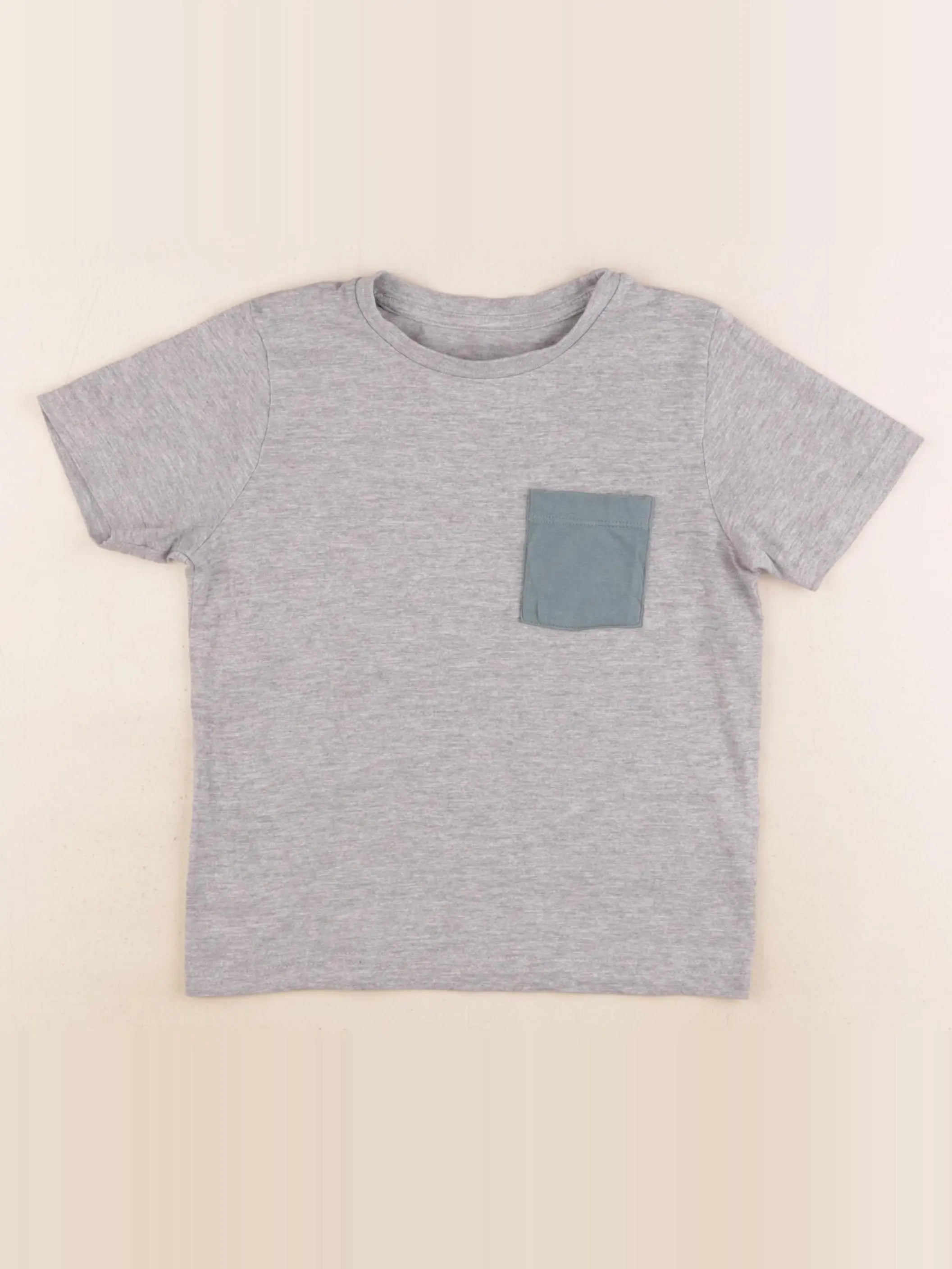 Vertbaudet - tee-shirt gris - 5 ans