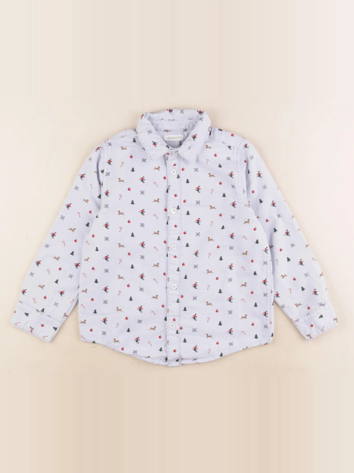 Vertbaudet - chemise bleu - 5 ans