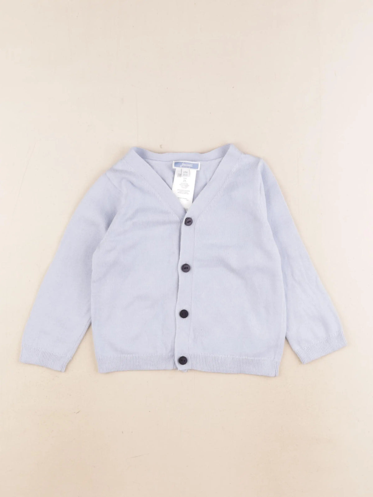 Jacadi - gilet bleu - 24 mois