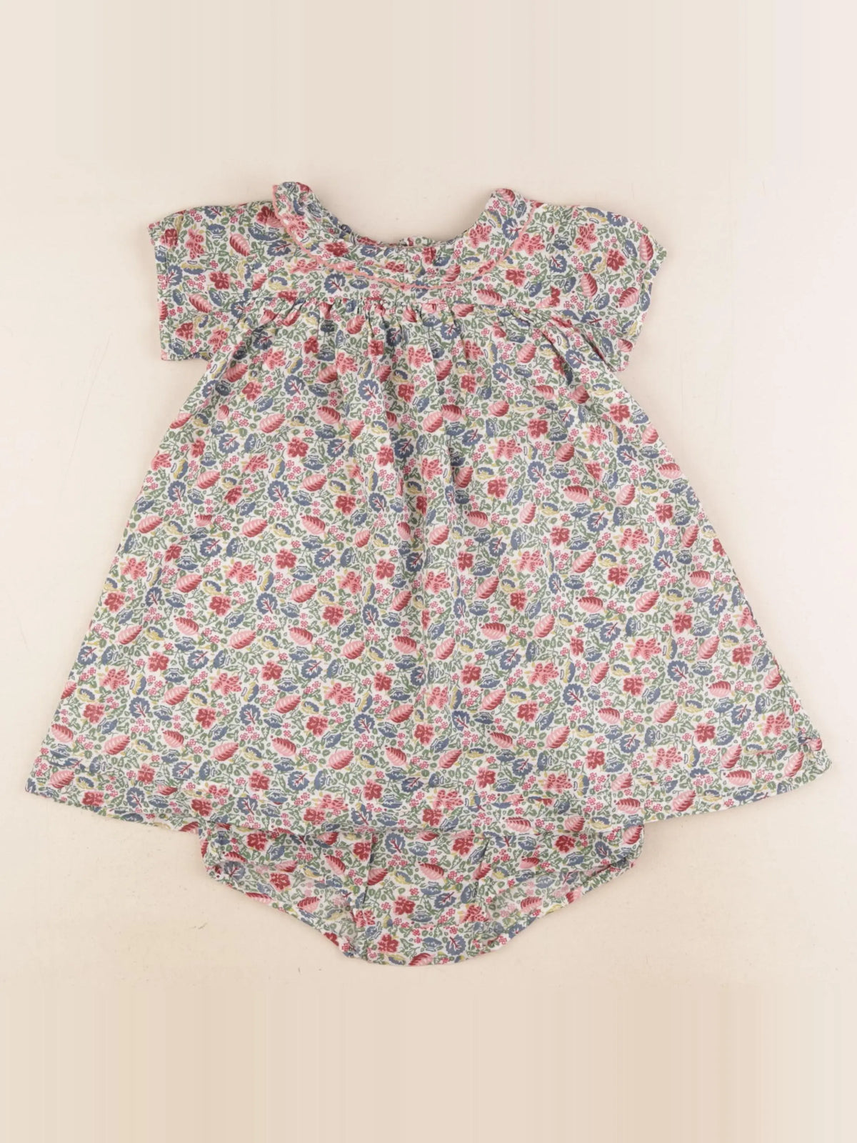 Boutchou - robe multicolore - 12 mois