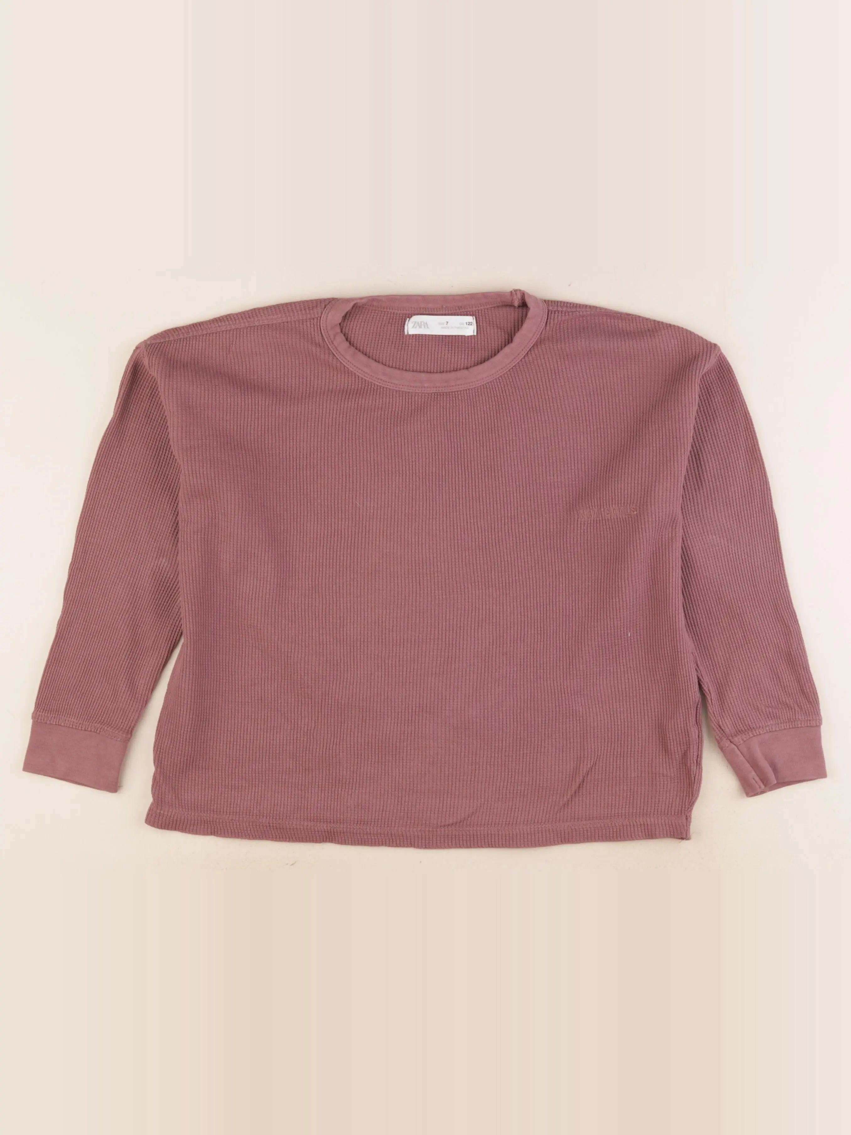 Zara - tee-shirt rouge - 7 ans