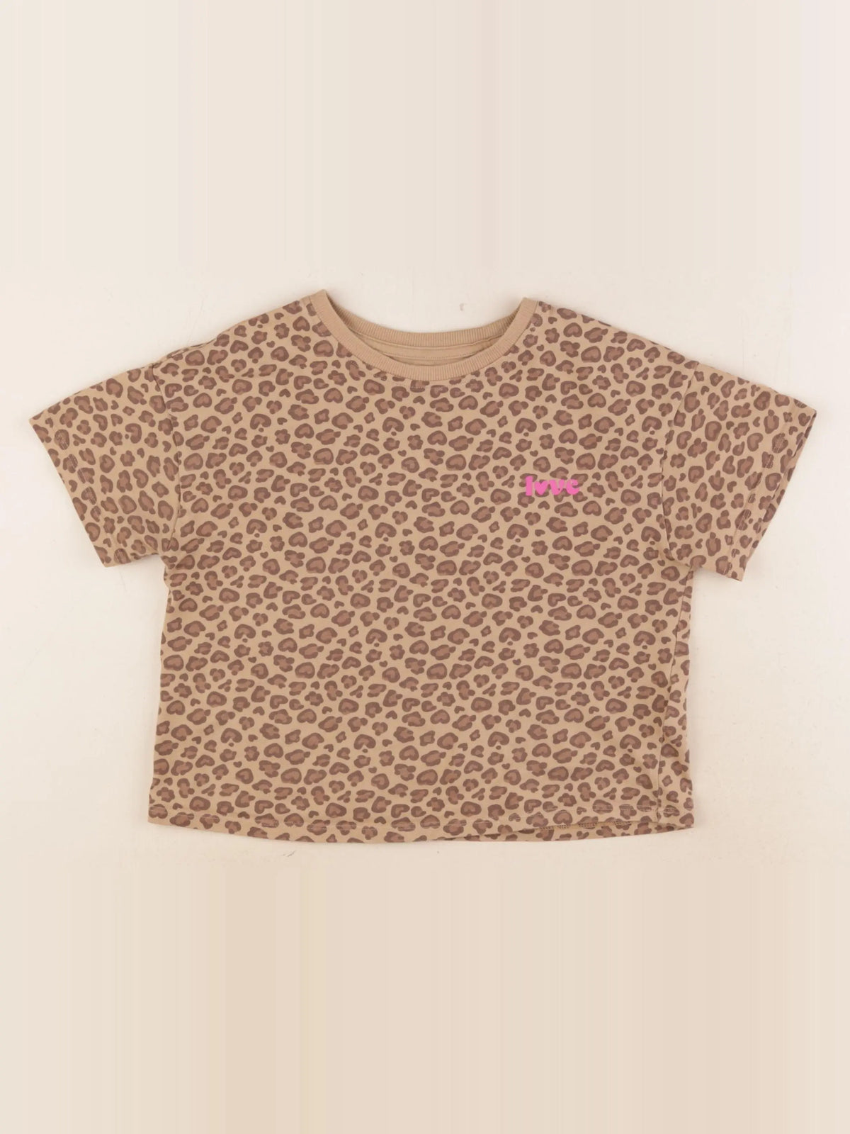 Vertbaudet - tee-shirt marron - 6 ans