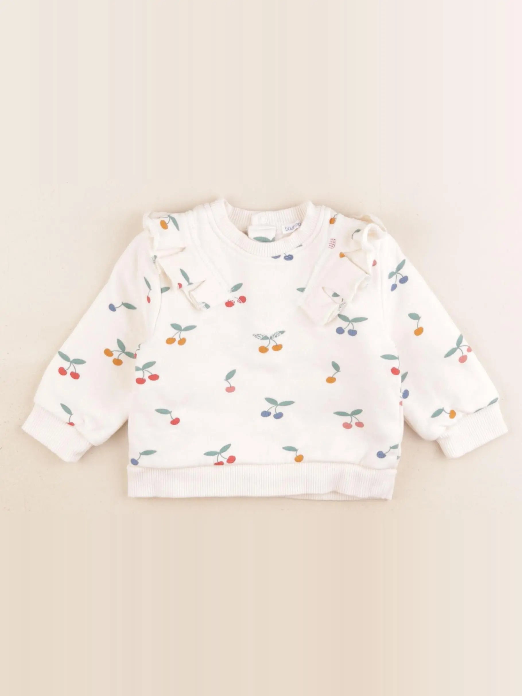 Boutchou - sweat beige, multicolore - 6 mois