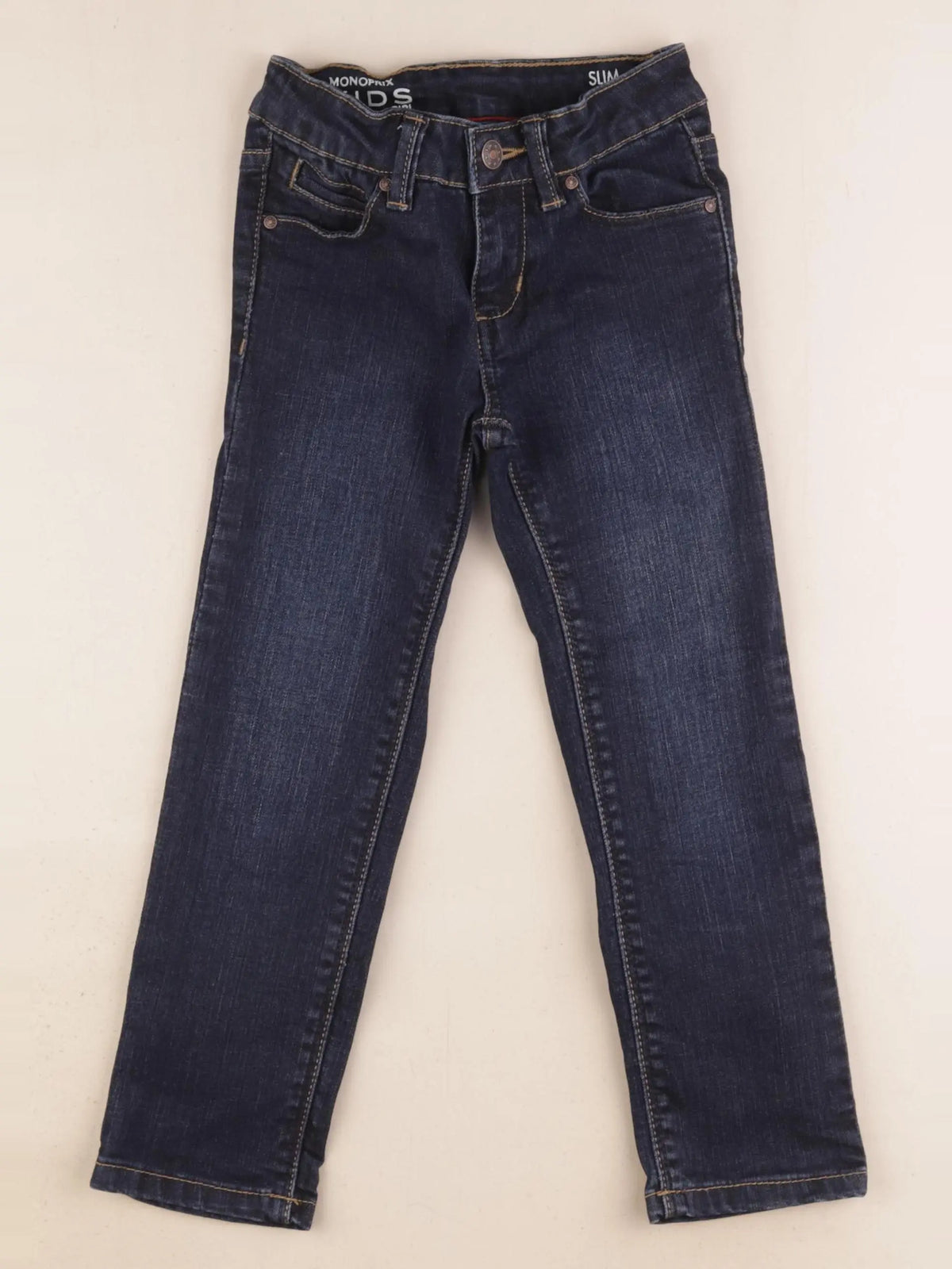 Monoprix - jean bleu - 4 ans