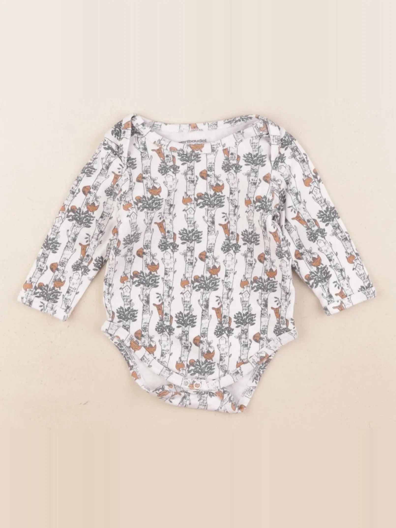 Vertbaudet - body blanc - 6 mois