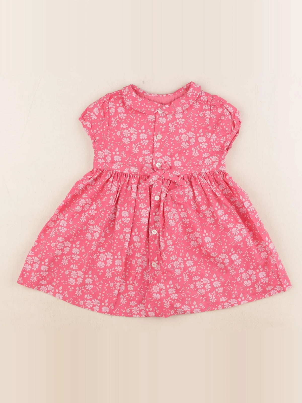Jacadi - robe rose - 12 mois