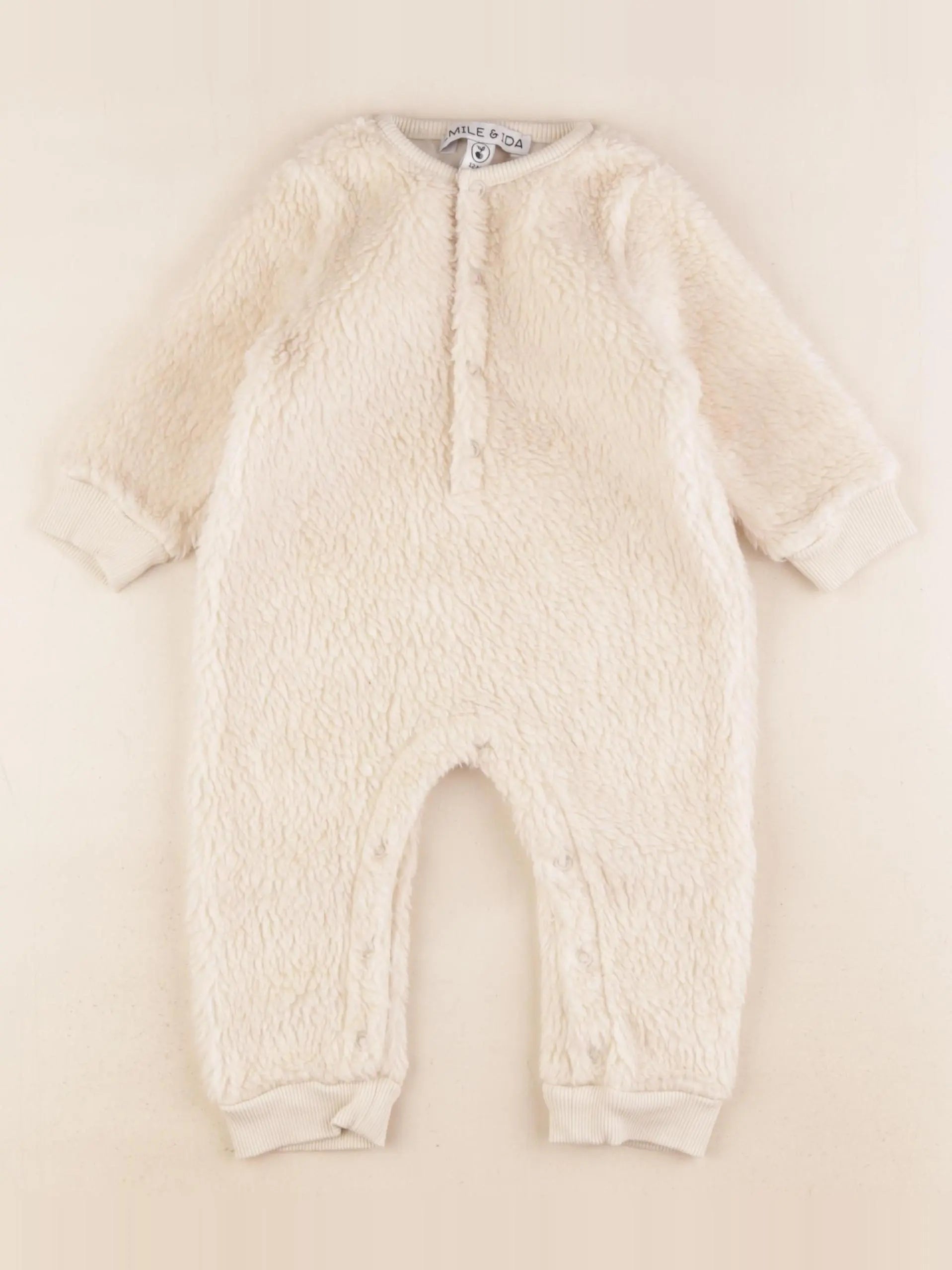 Emile et Ida - combinaison beige - 12 mois