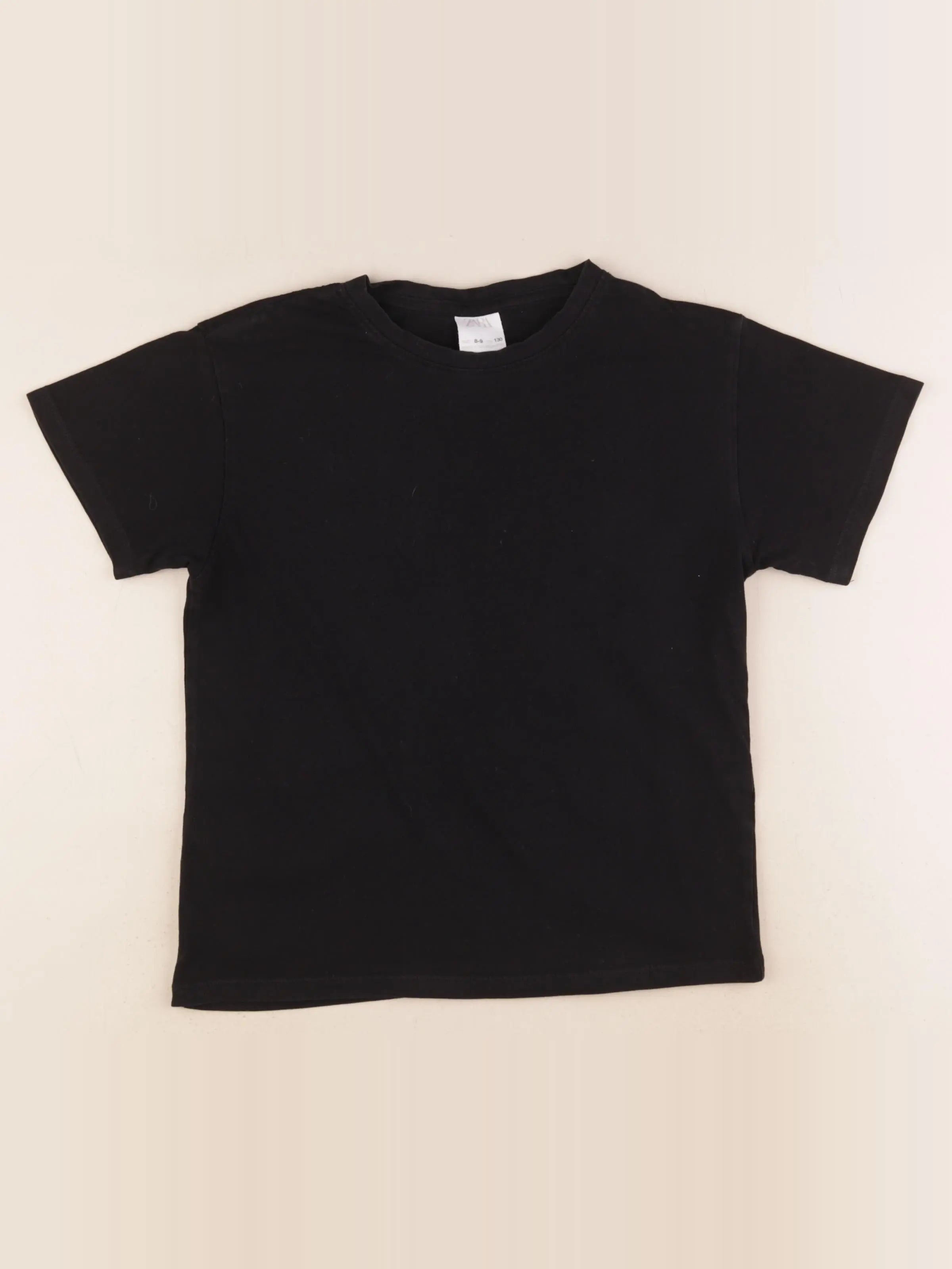 Zara - tee-shirt noir - 8/9 ans