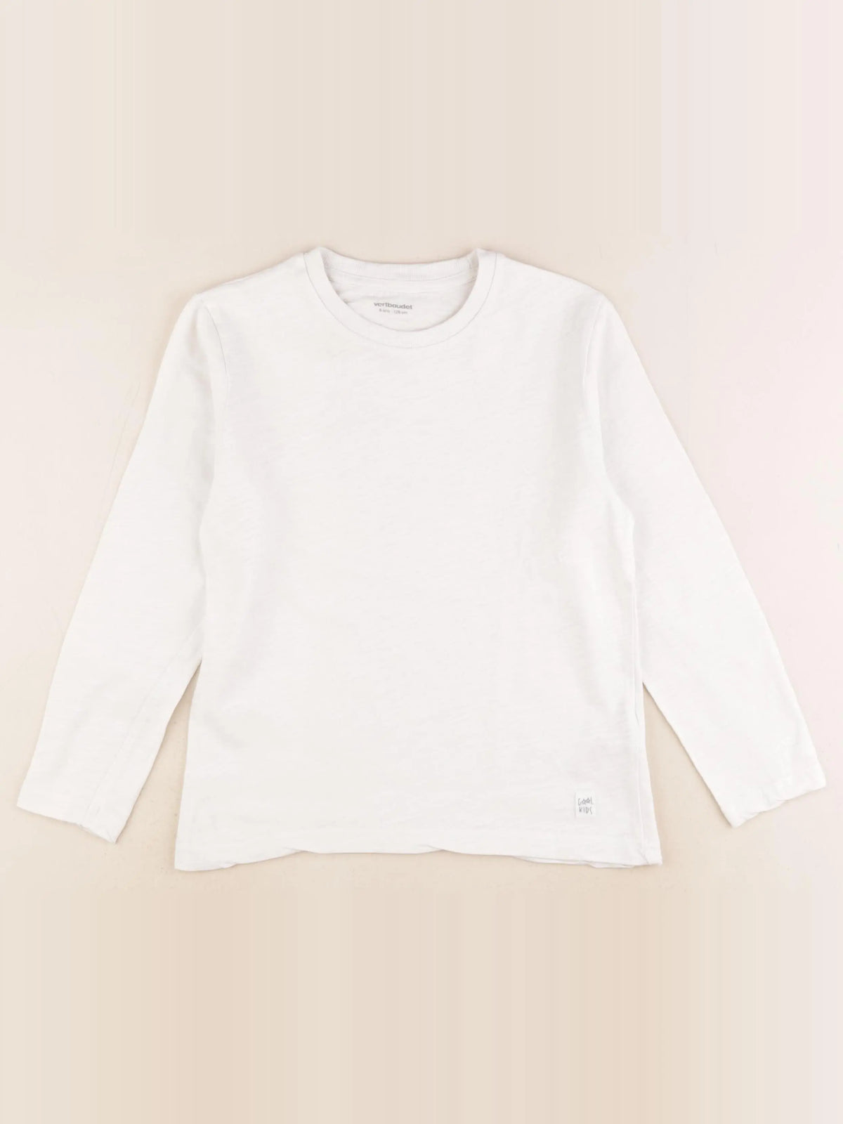 Vertbaudet - tee-shirt blanc - 8 ans