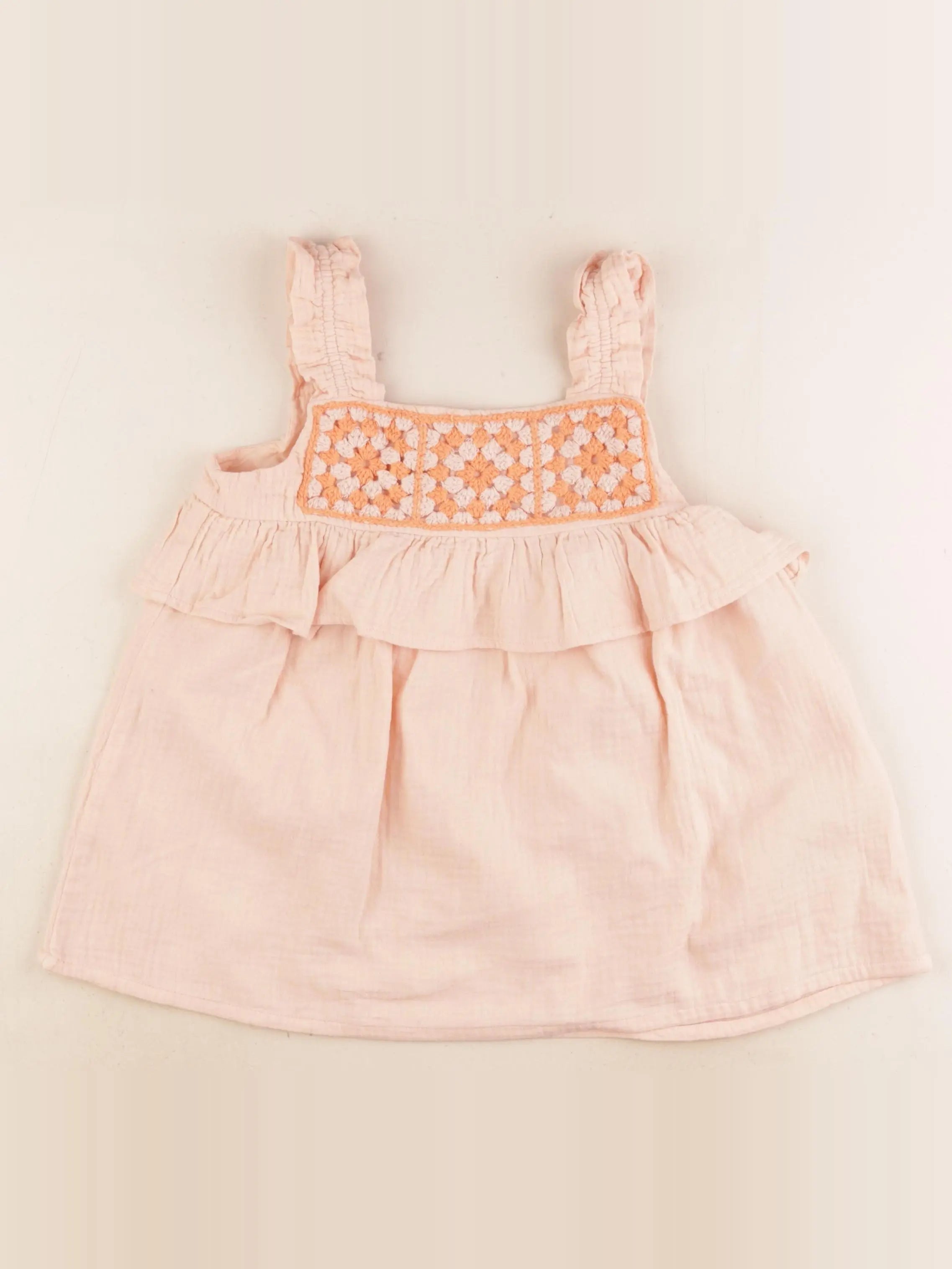 Sergent Major - blouse orange - 10 ans