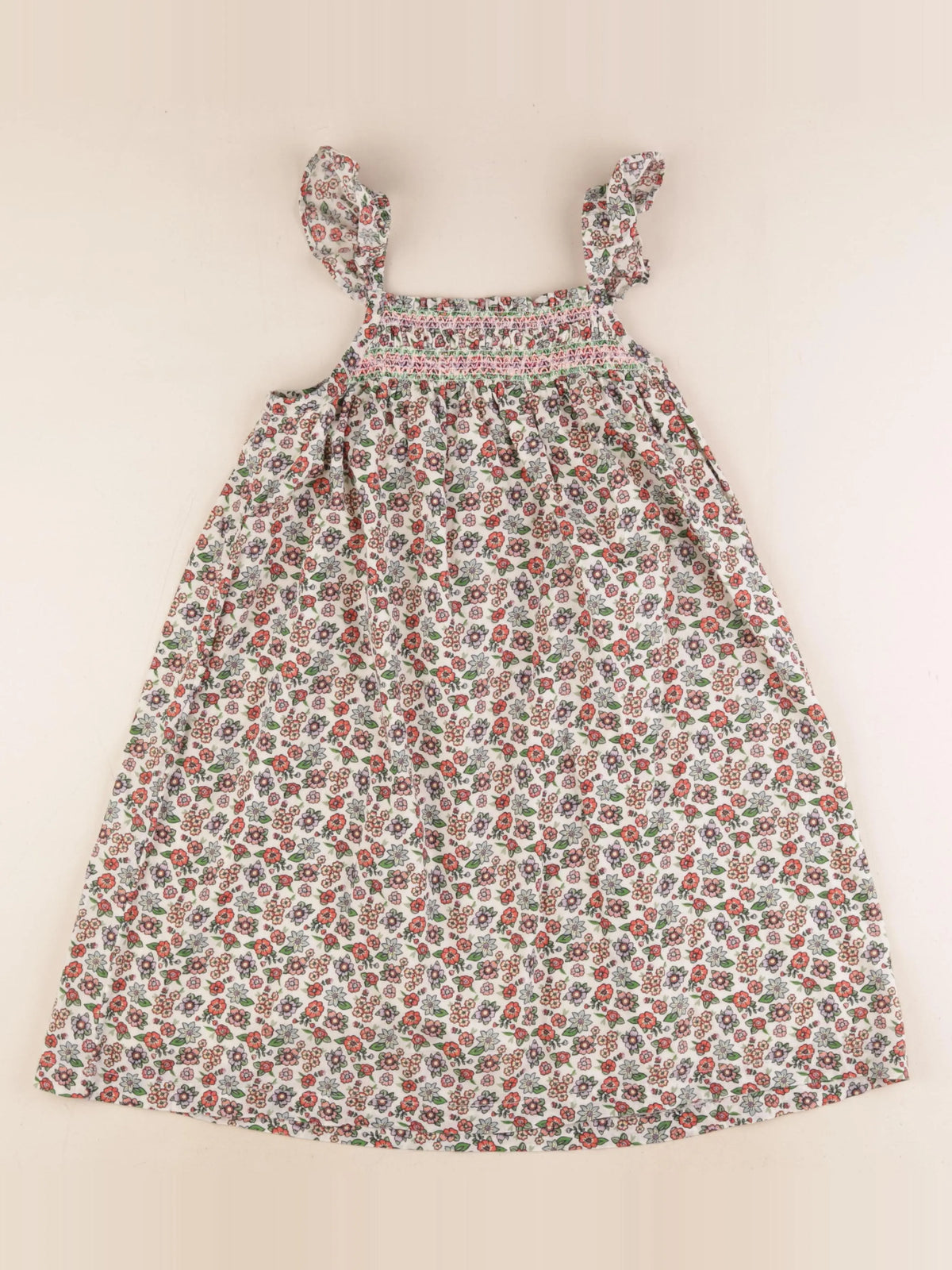 Monoprix - robe multicolore - 8 ans
