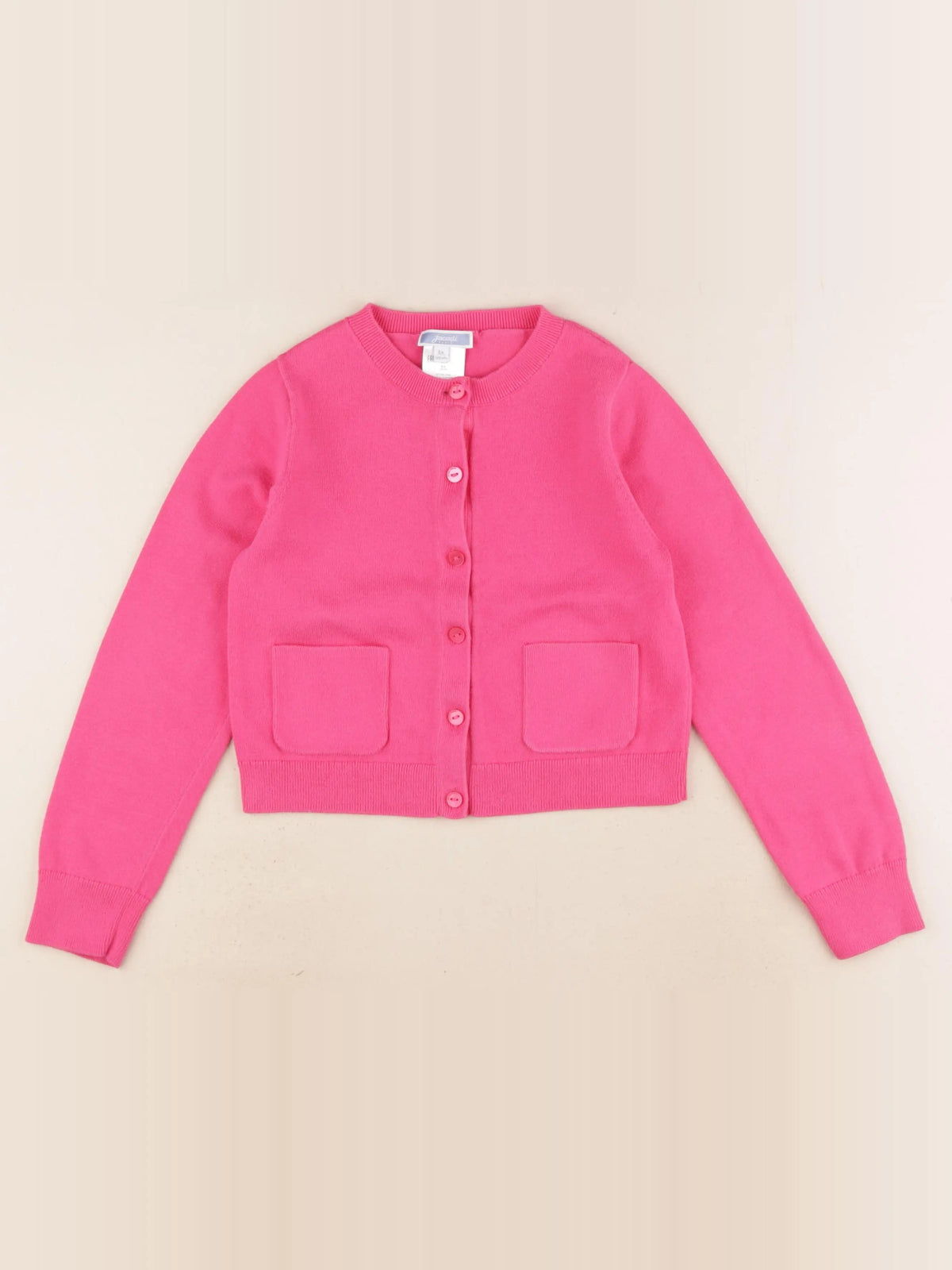 Jacadi - gilet rose - 8 ans