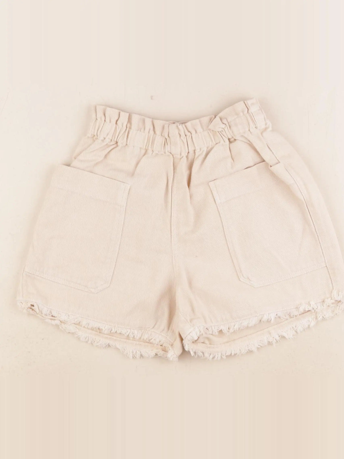Monoprix - short beige - 8 ans
