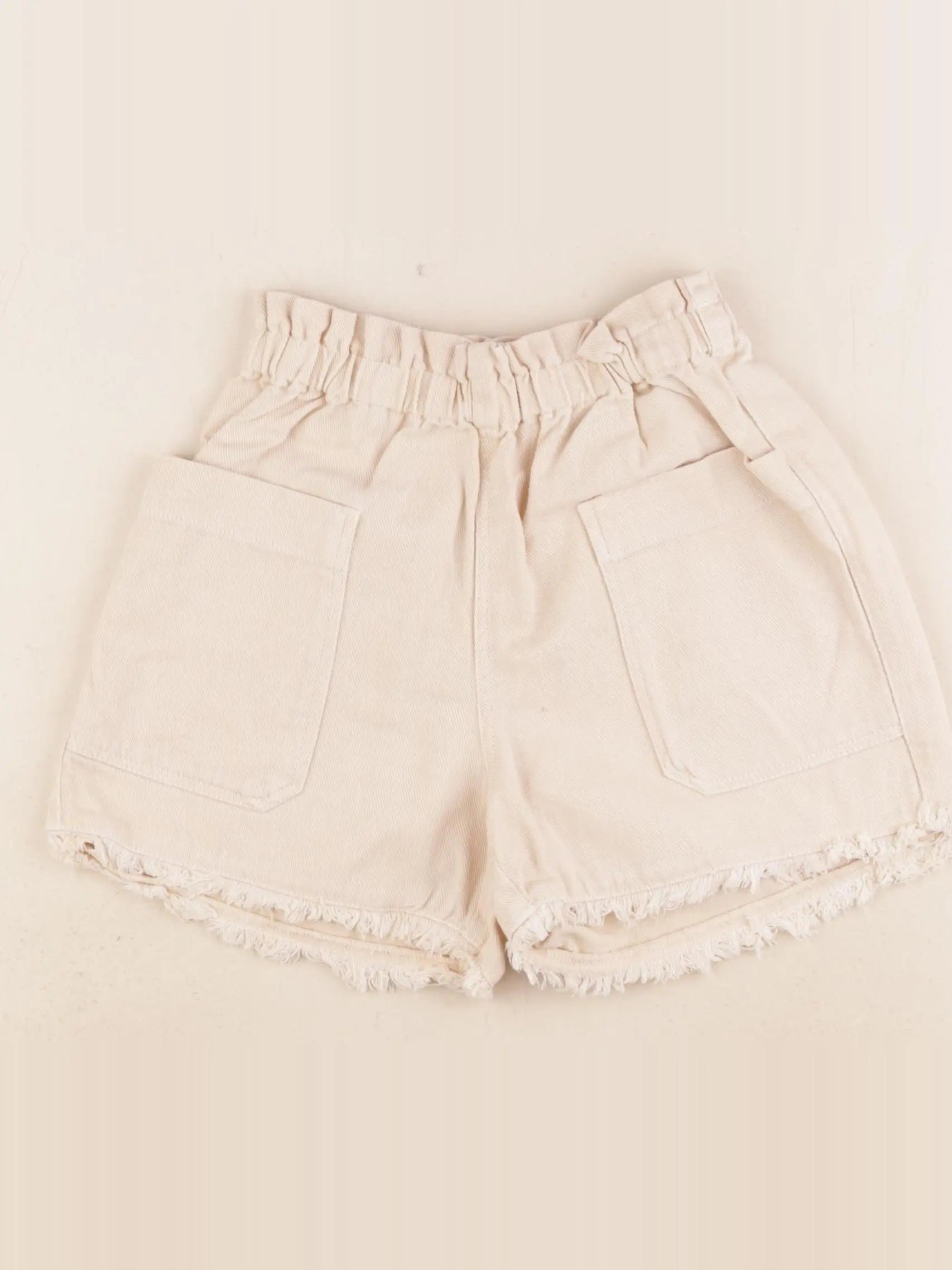 Monoprix - short beige - 8 ans