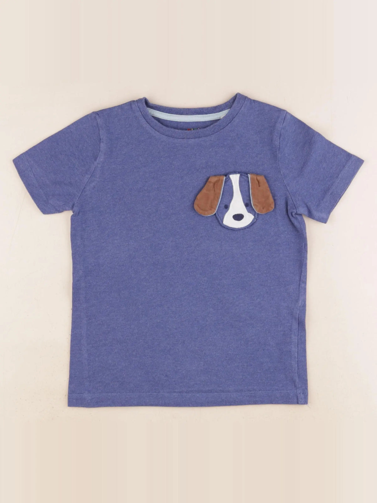 Mini Boden - tee-shirt bleu - 5/6 ans