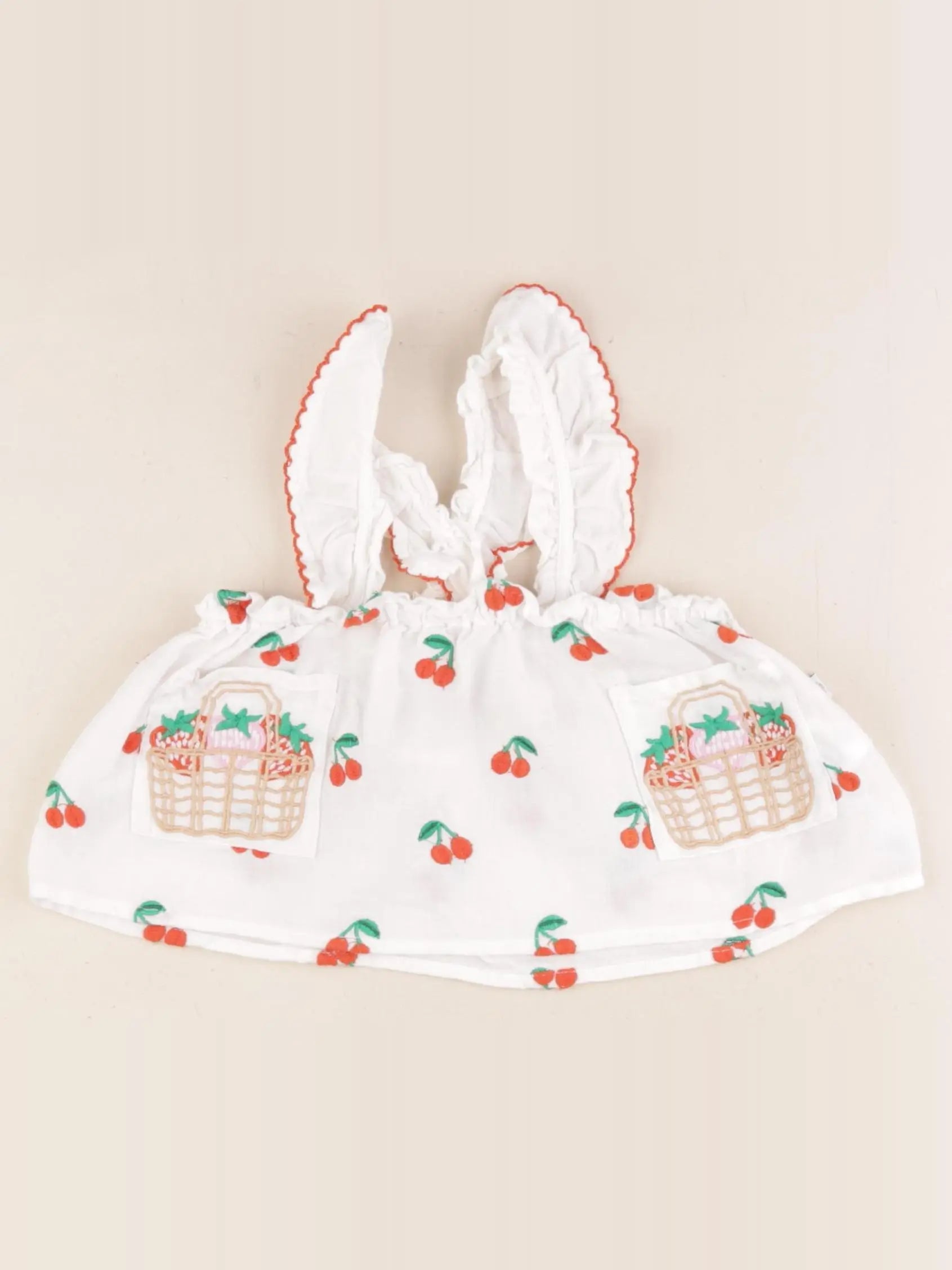 Stella McCartney Kids - blouse blanc, rouge - 12 mois