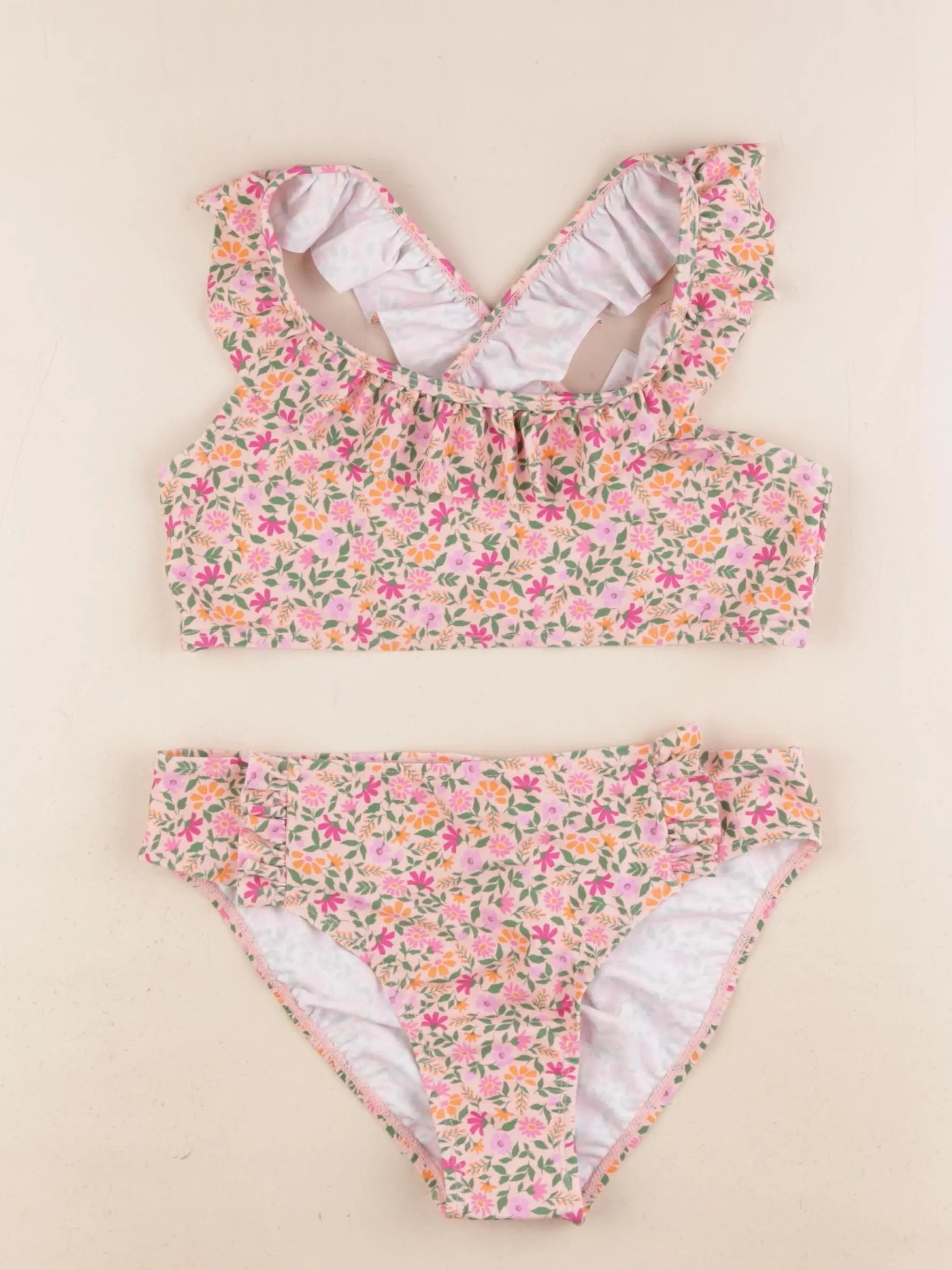 Vertbaudet - maillot de bain rose - 13/14 ans