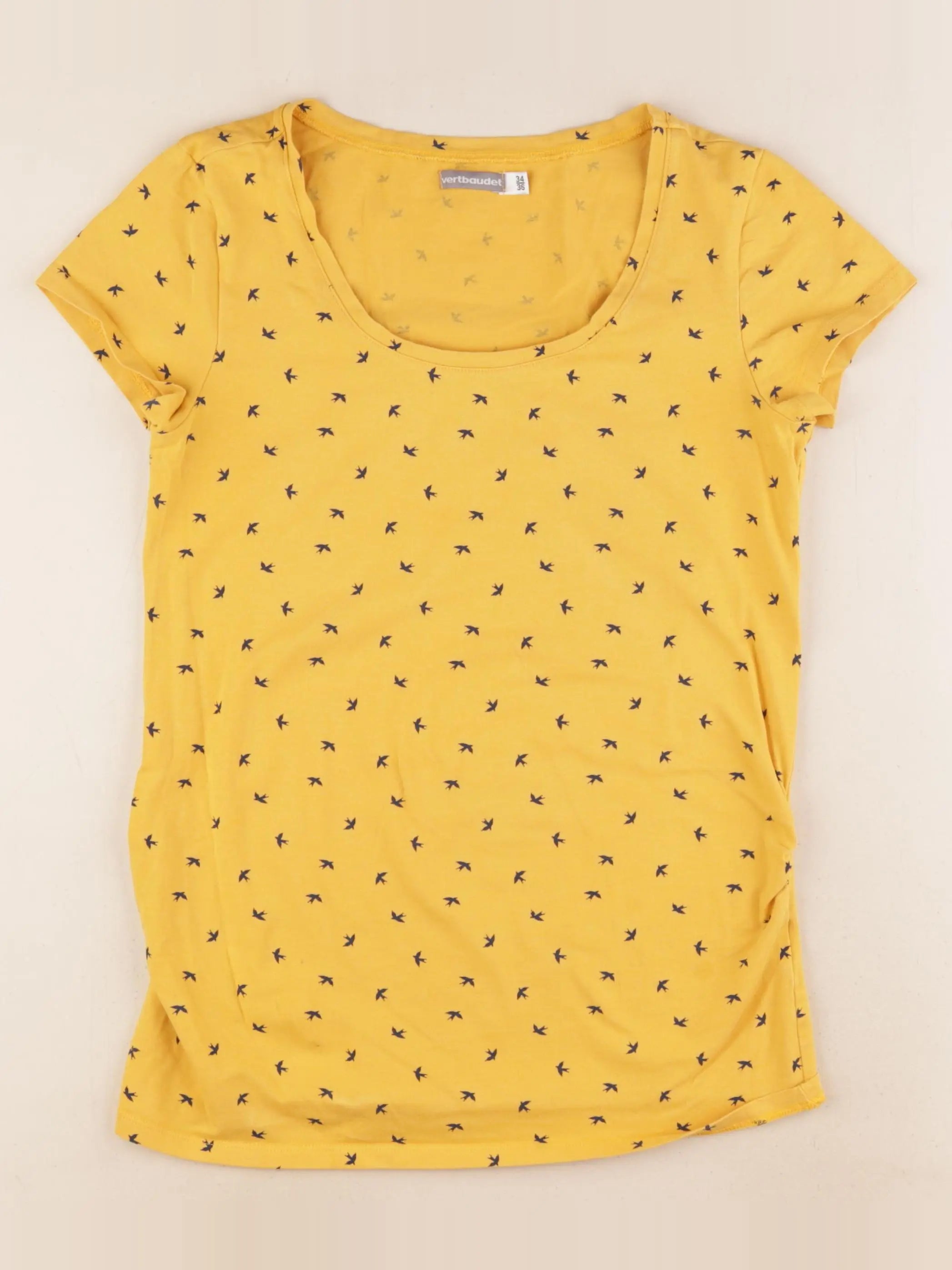 Vertbaudet - tee-shirt grossesse jaune - 34 à 36