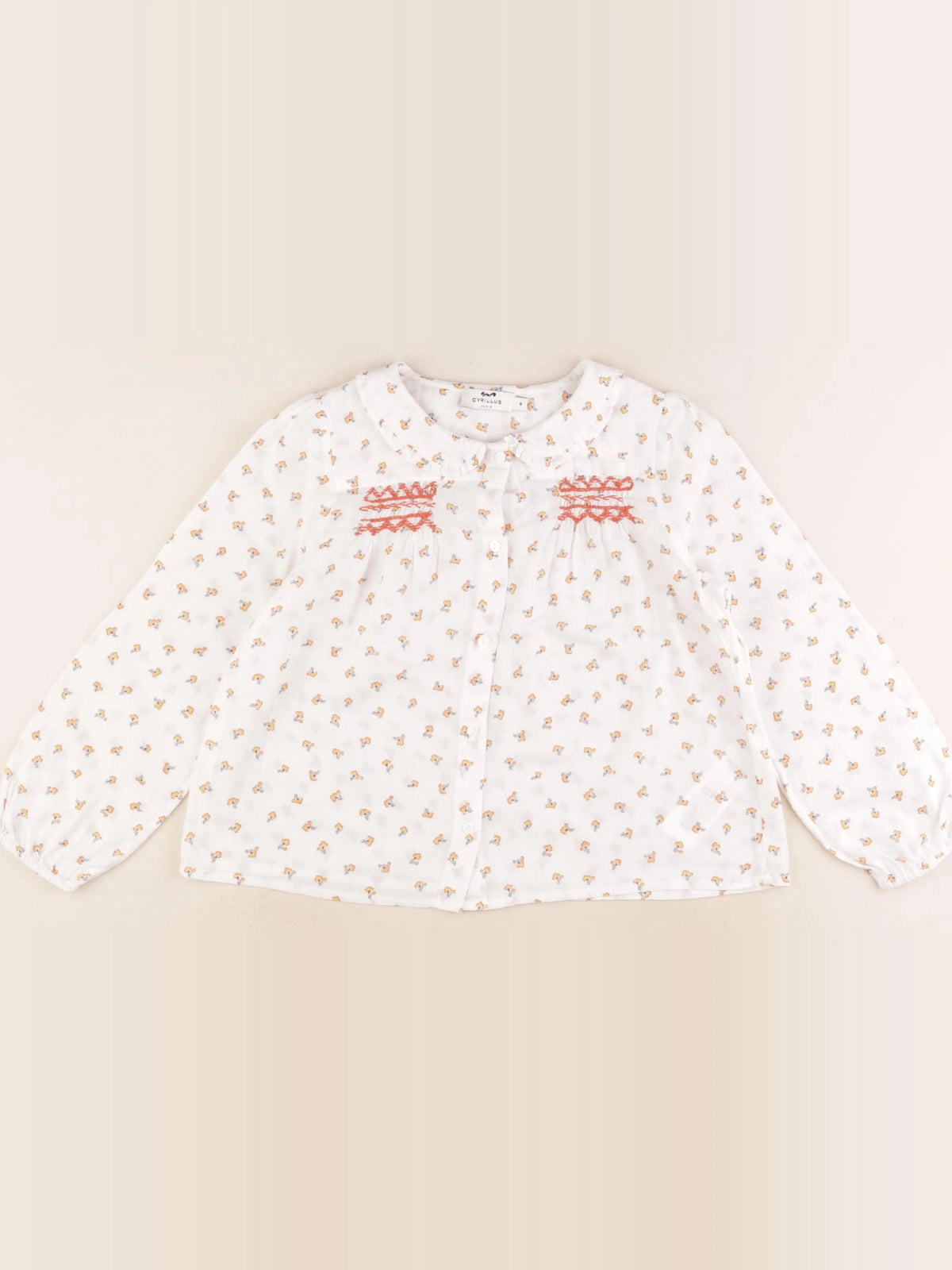 Cyrillus - blouse blanc - 8 ans