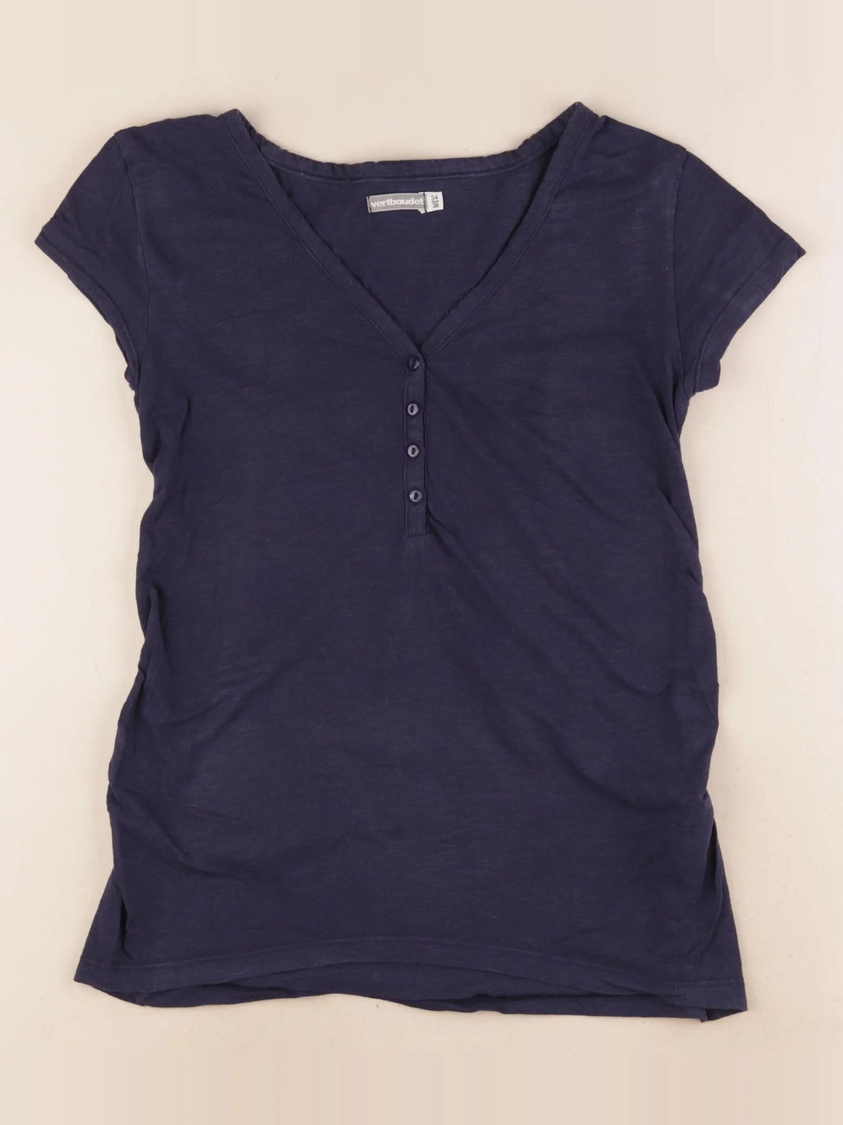 Vertbaudet - tee-shirt grossesse bleu - 34 à 36