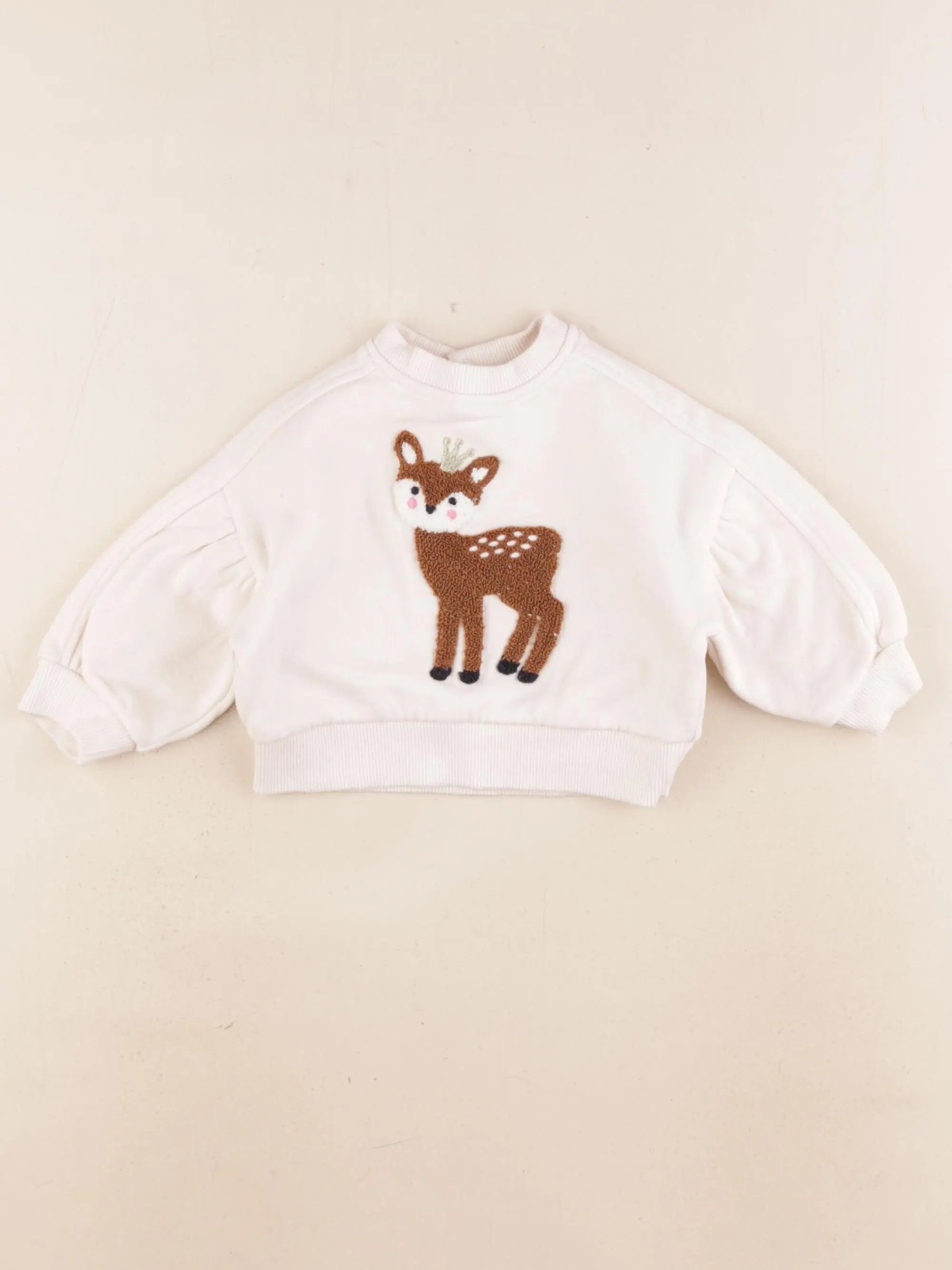 Boutchou - sweat beige, or - 6 mois
