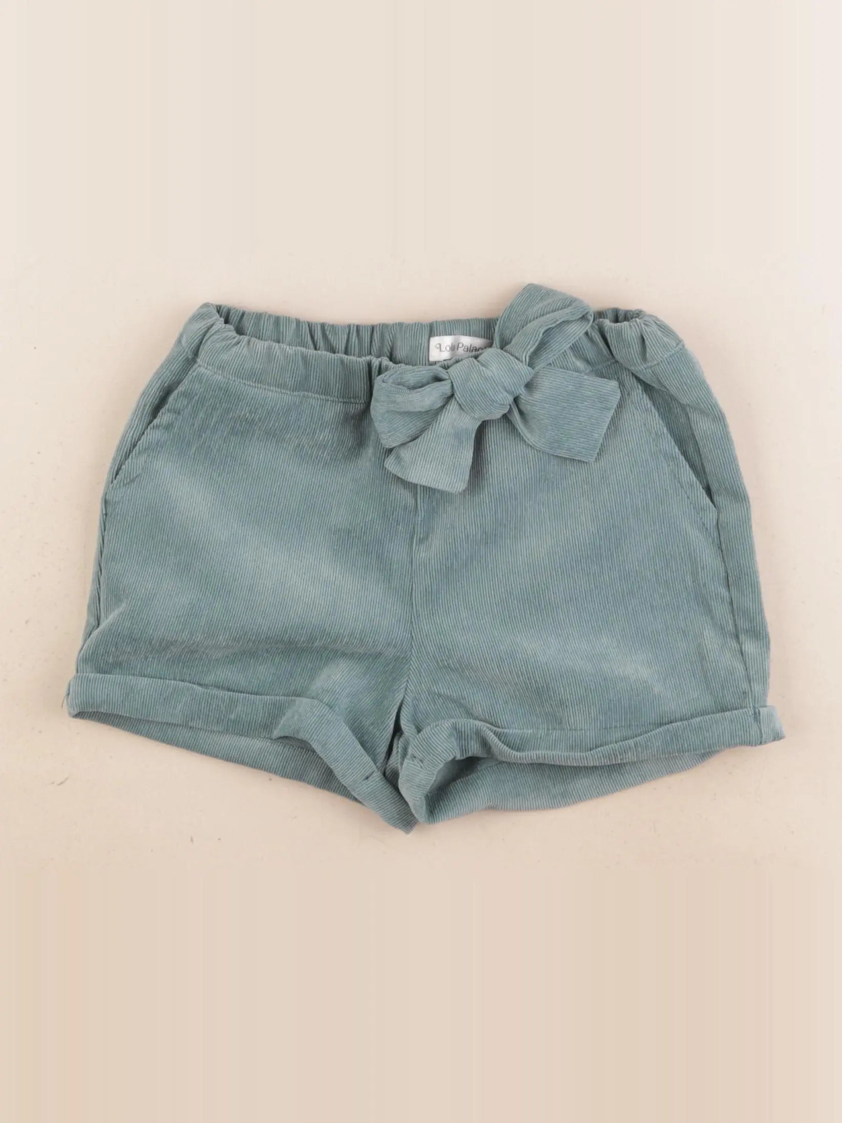 Lola Palacios - short bleu - 4 ans