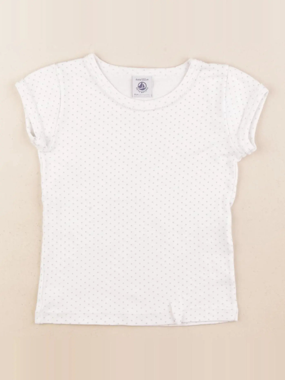 Petit Bateau - maillot de corps blanc - 4 ans