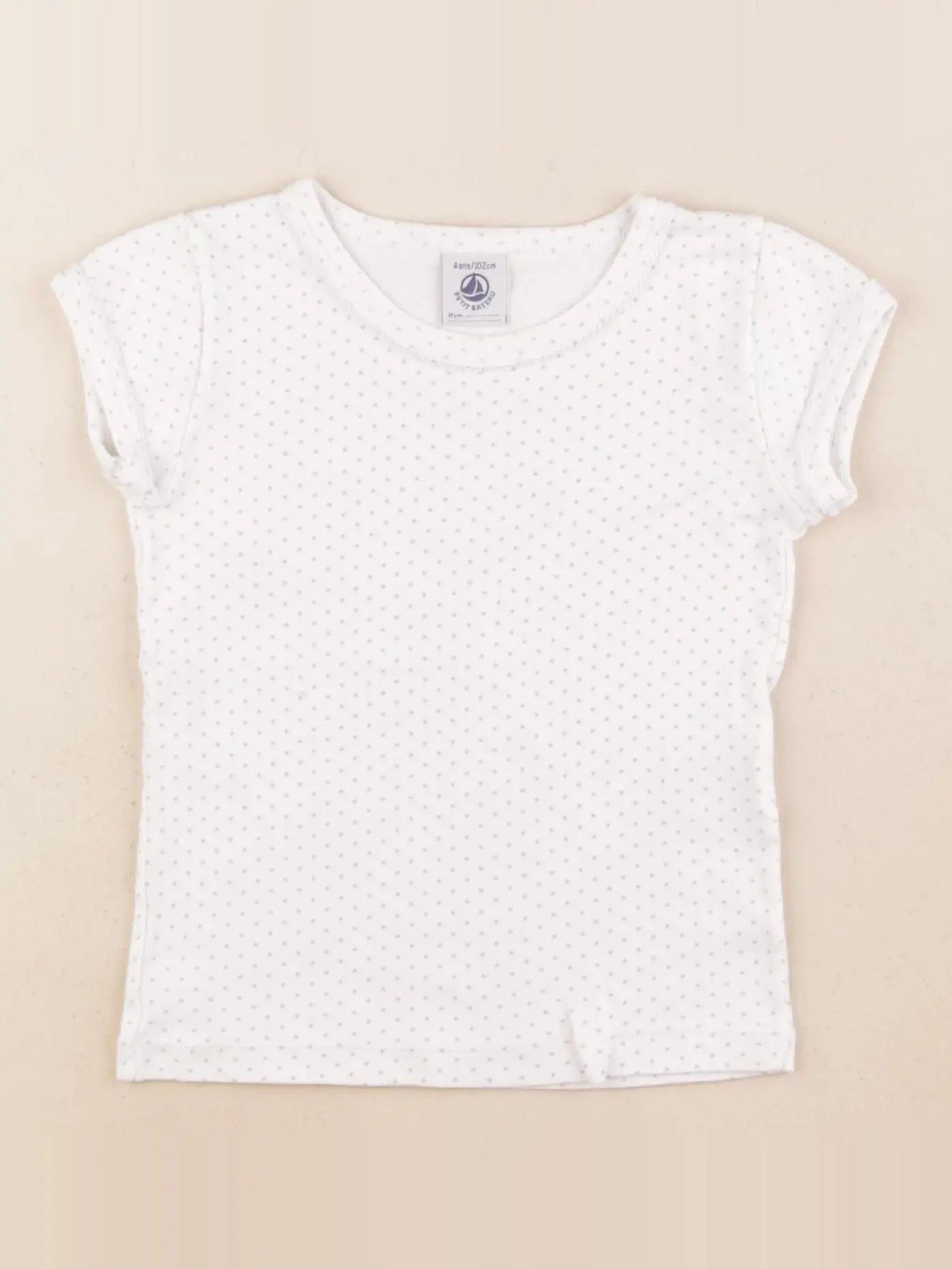 Petit Bateau - maillot de corps blanc - 4 ans
