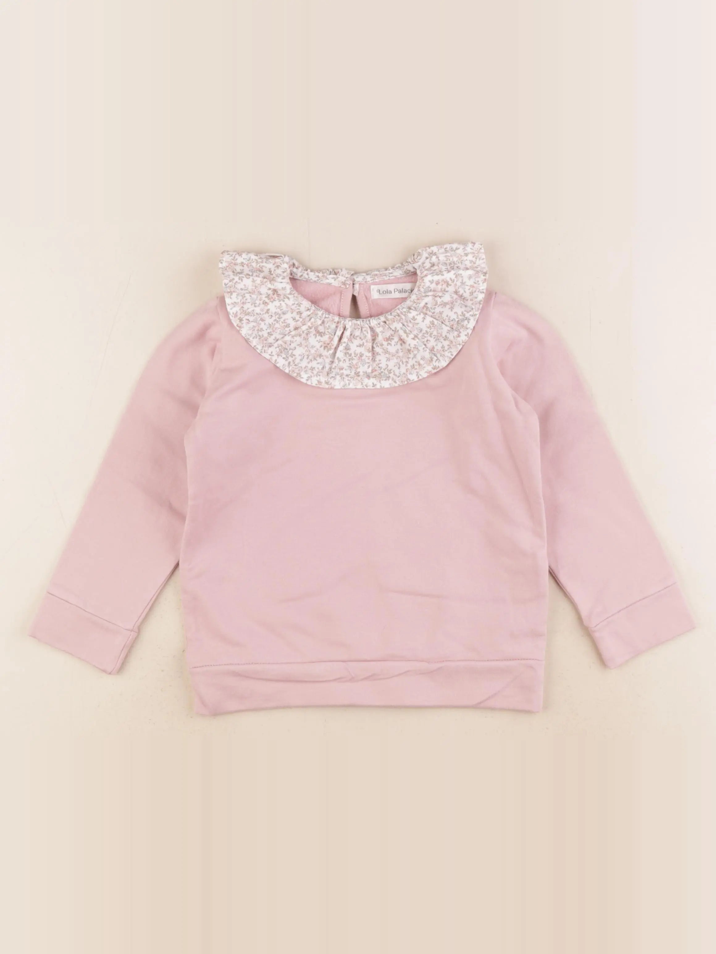 Lola Palacios - sweat rose - 2 ans