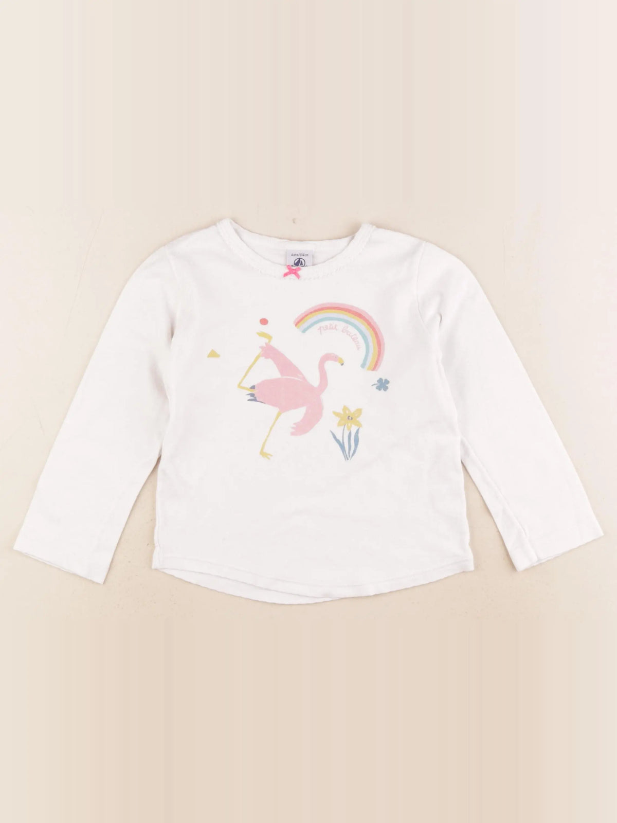 Petit Bateau - maillot de corps blanc - 4 ans