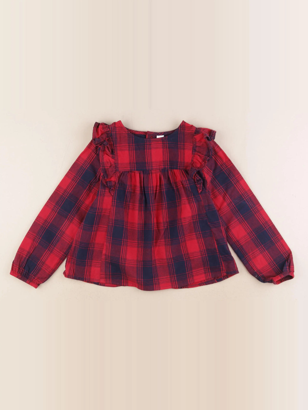 Okaidi - blouse rouge - 5 ans