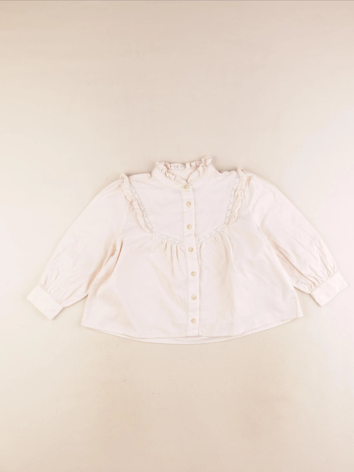 Monoprix - blouse beige - 5 ans