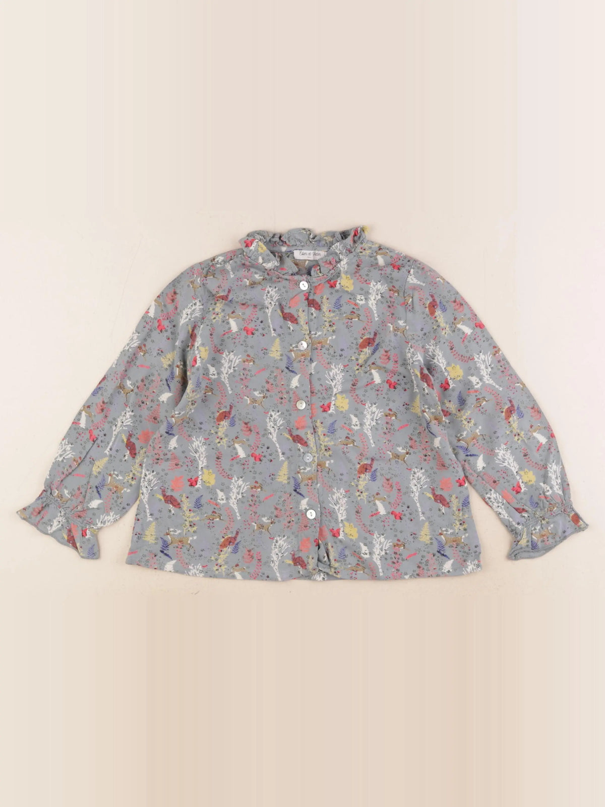 Eden & Victor - blouse vert - 4 ans