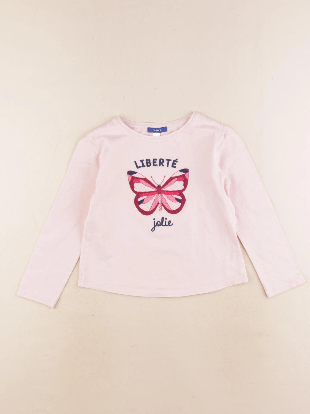 Okaidi - tee-shirt rose - 5 ans