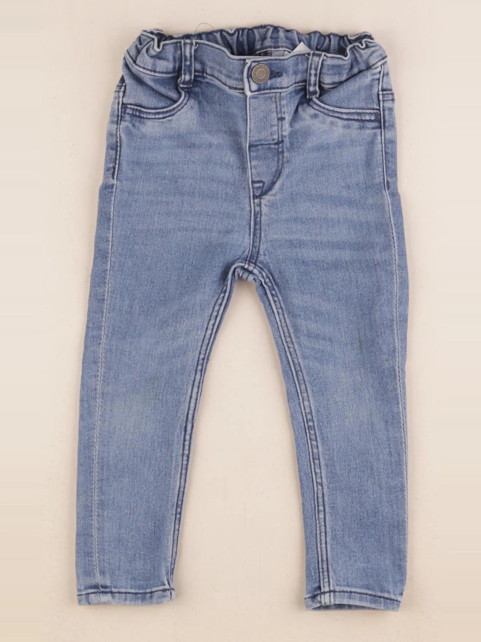 H&M - jean bleu - 12/18 mois