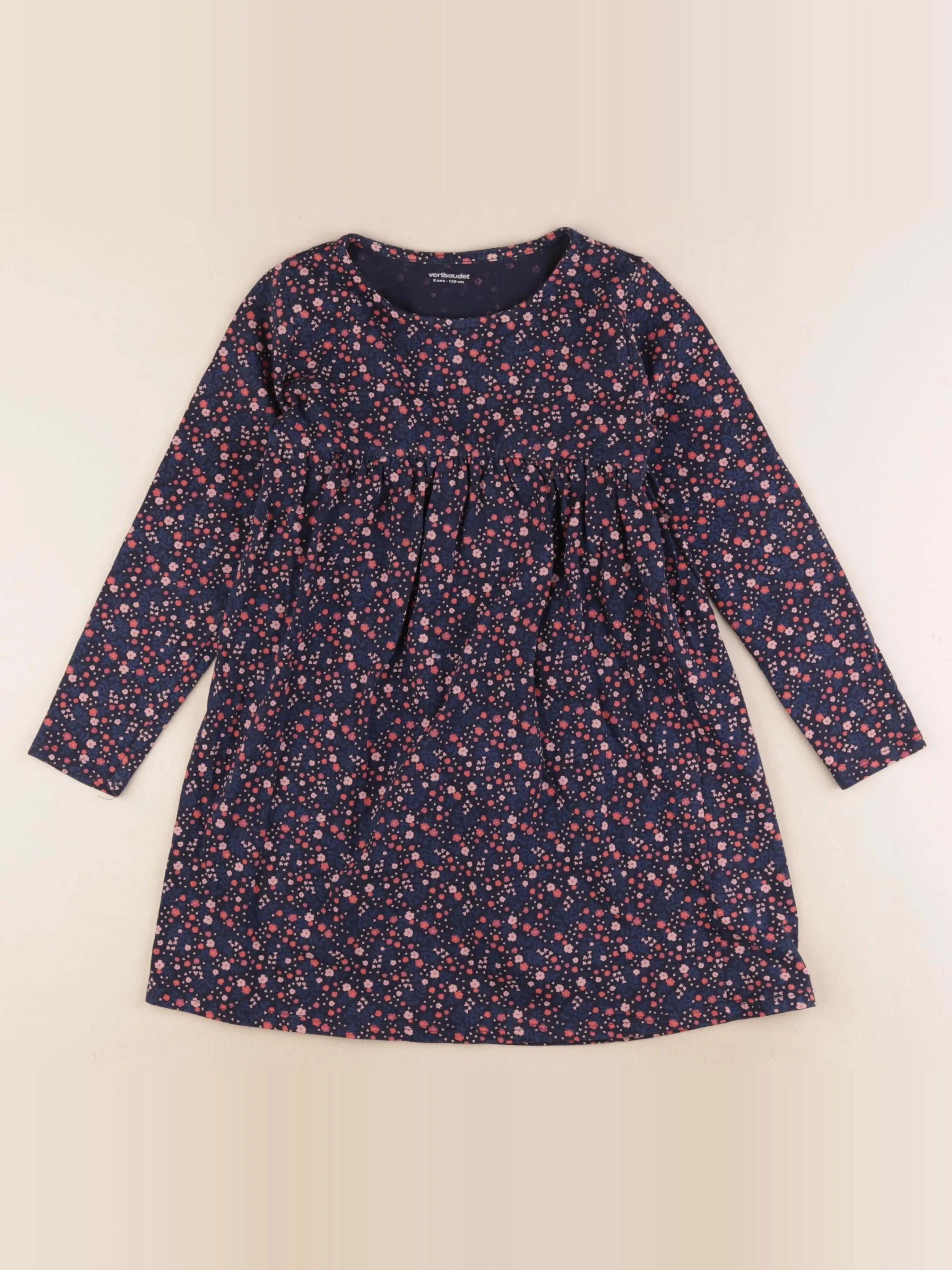 Vertbaudet - robe bleu - 8 ans