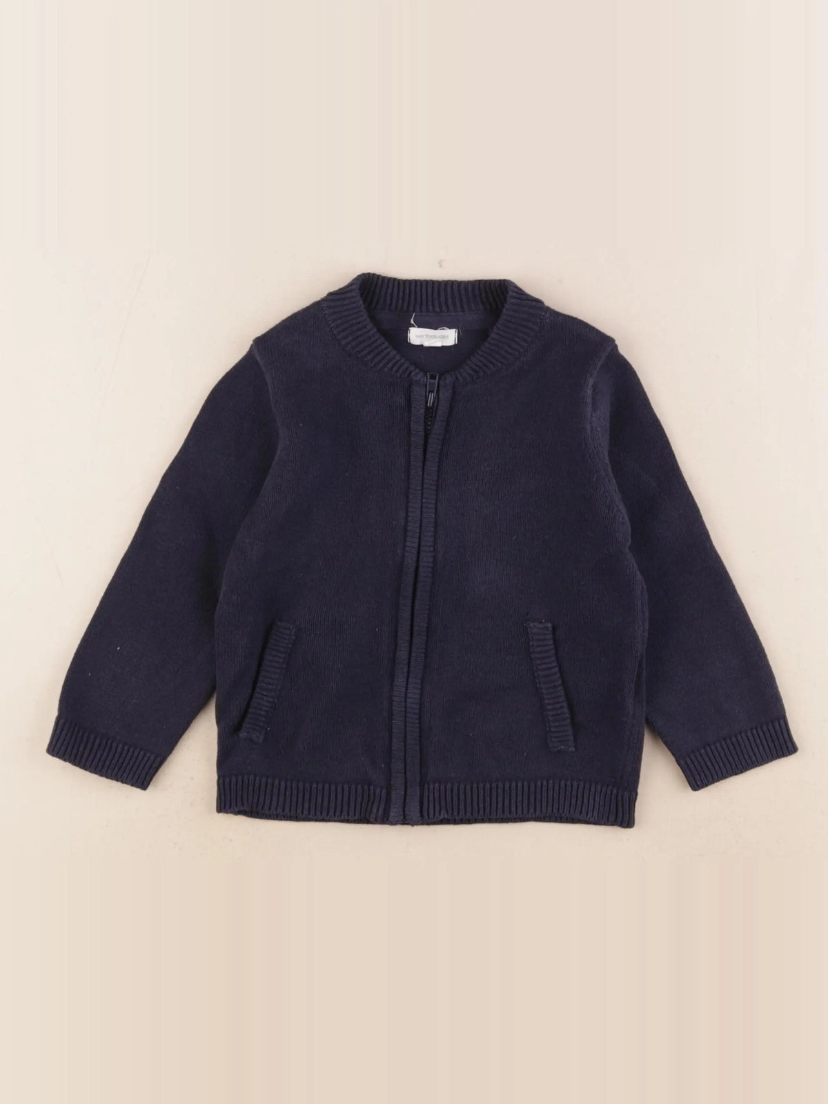 Vertbaudet - gilet bleu - 18 mois