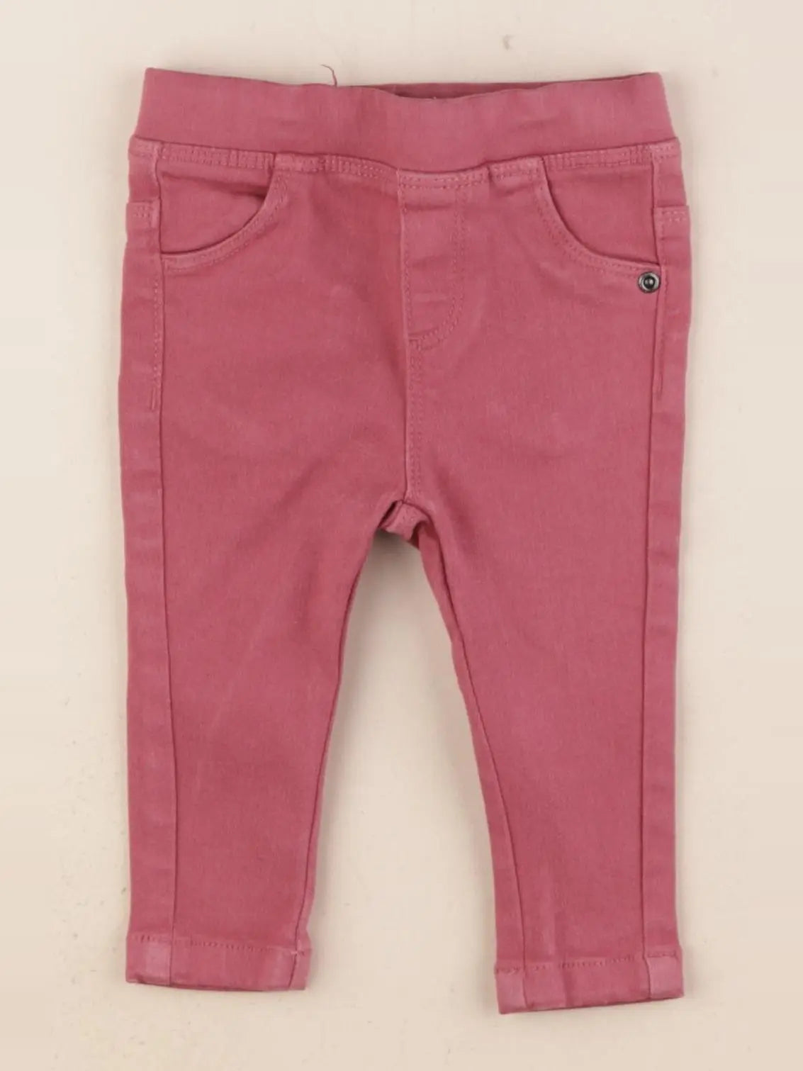 Vertbaudet - jegging rose - 6 mois