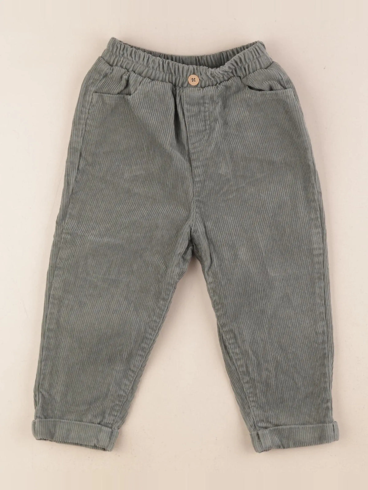 Vertbaudet - pantalon vert - 24 mois