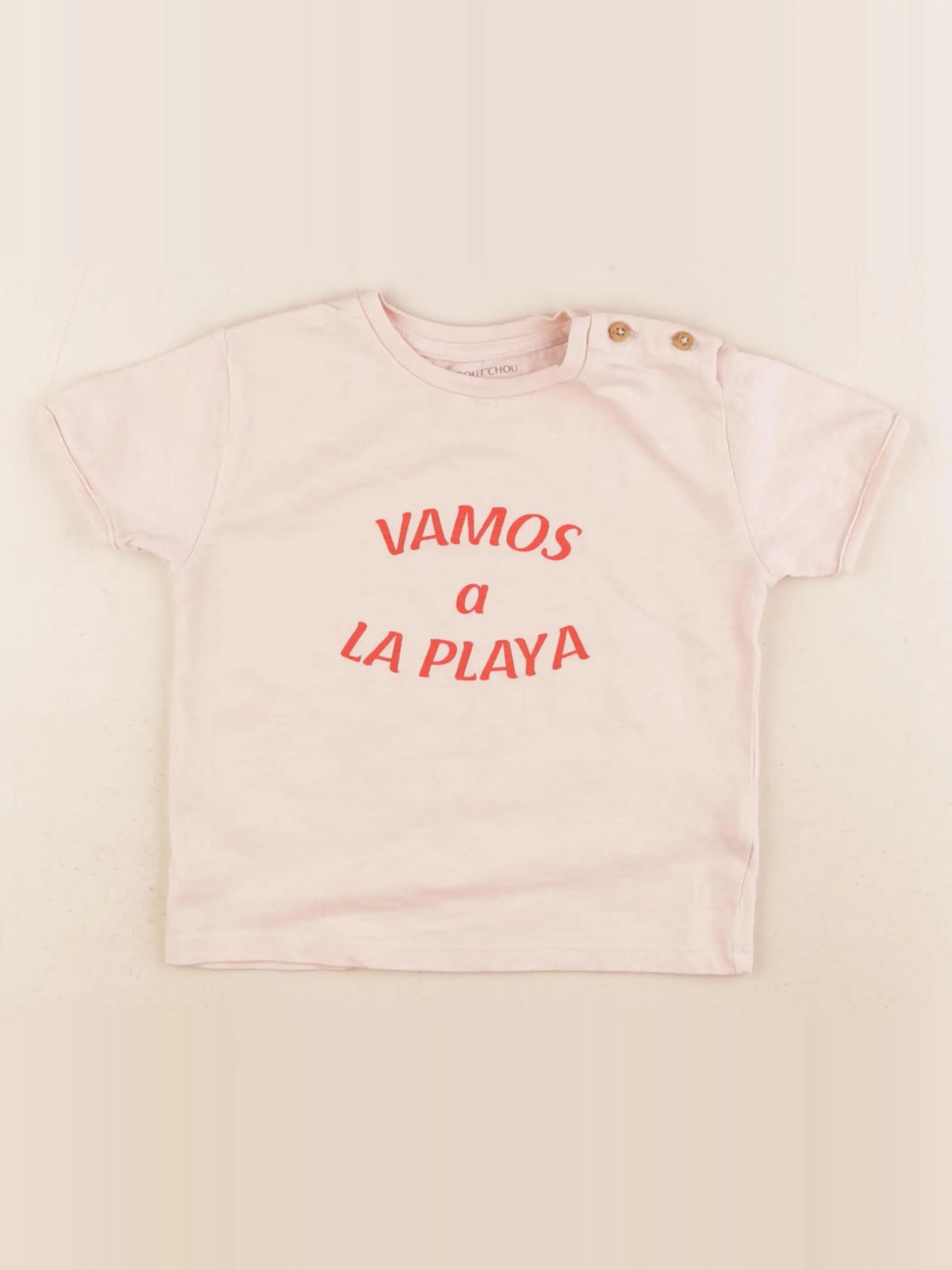 Boutchou - tee-shirt rose - 24 mois