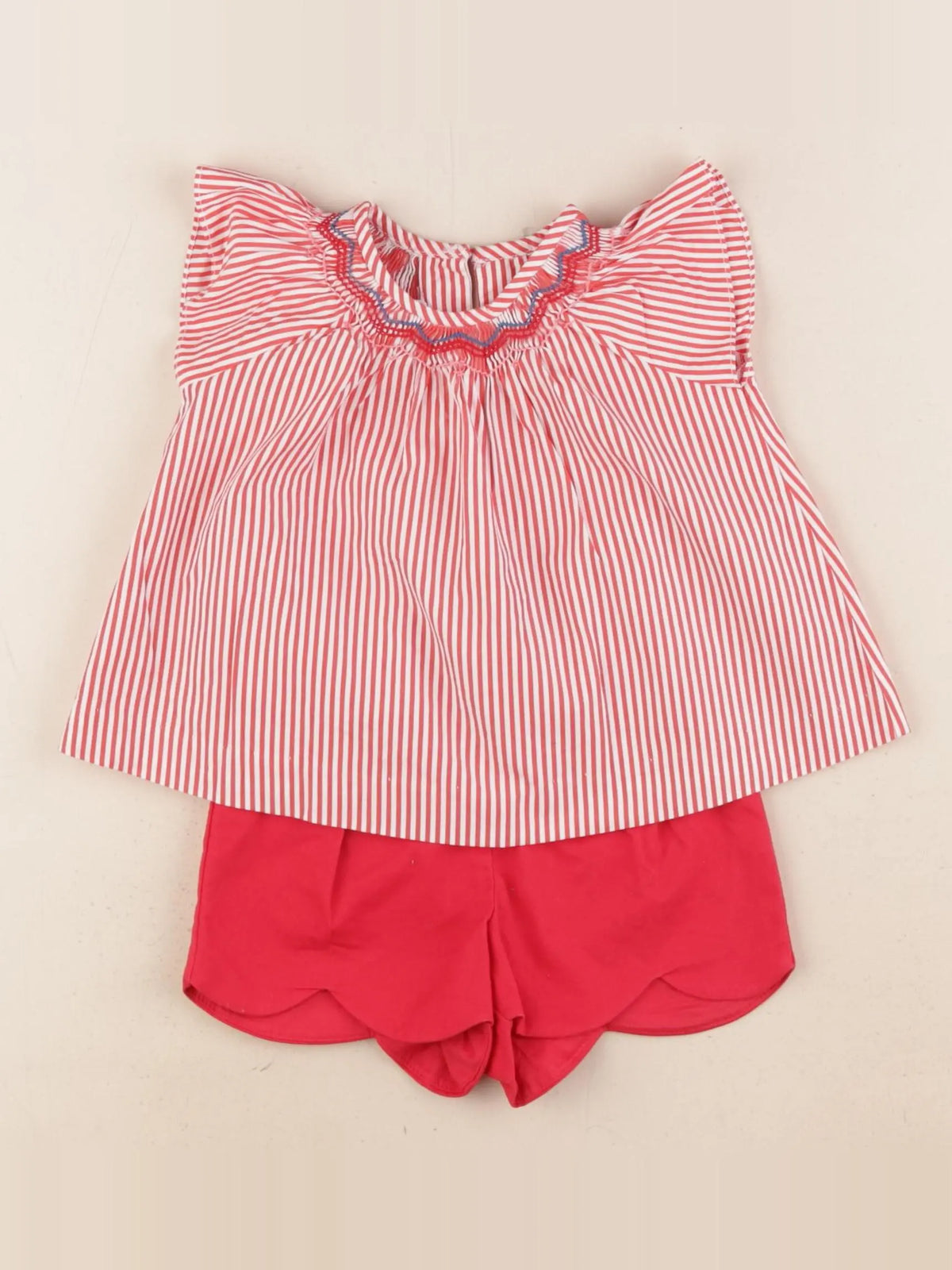 Jacadi - ensemble rouge - 6 mois