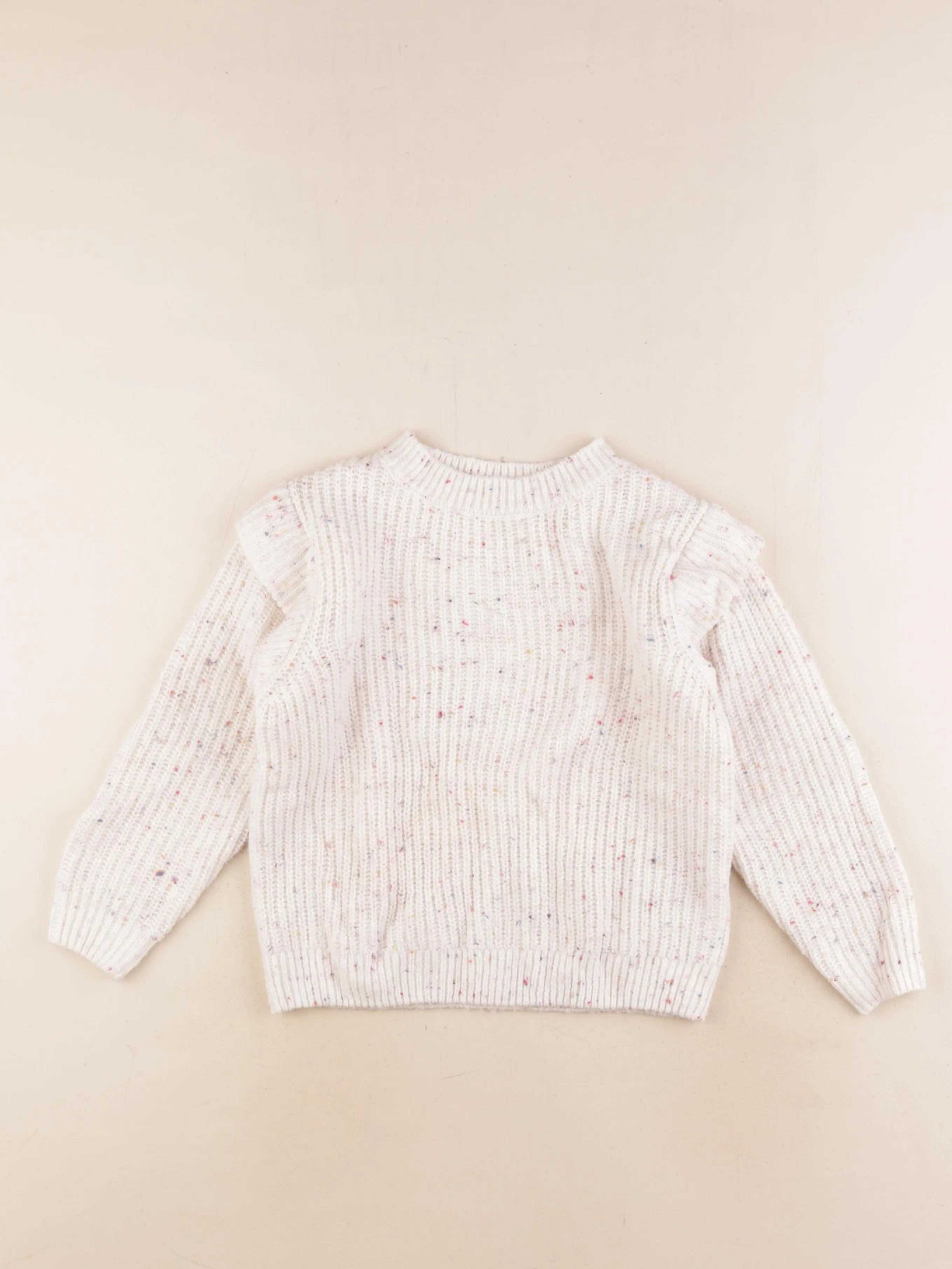 Vertbaudet - pull beige - 5 ans