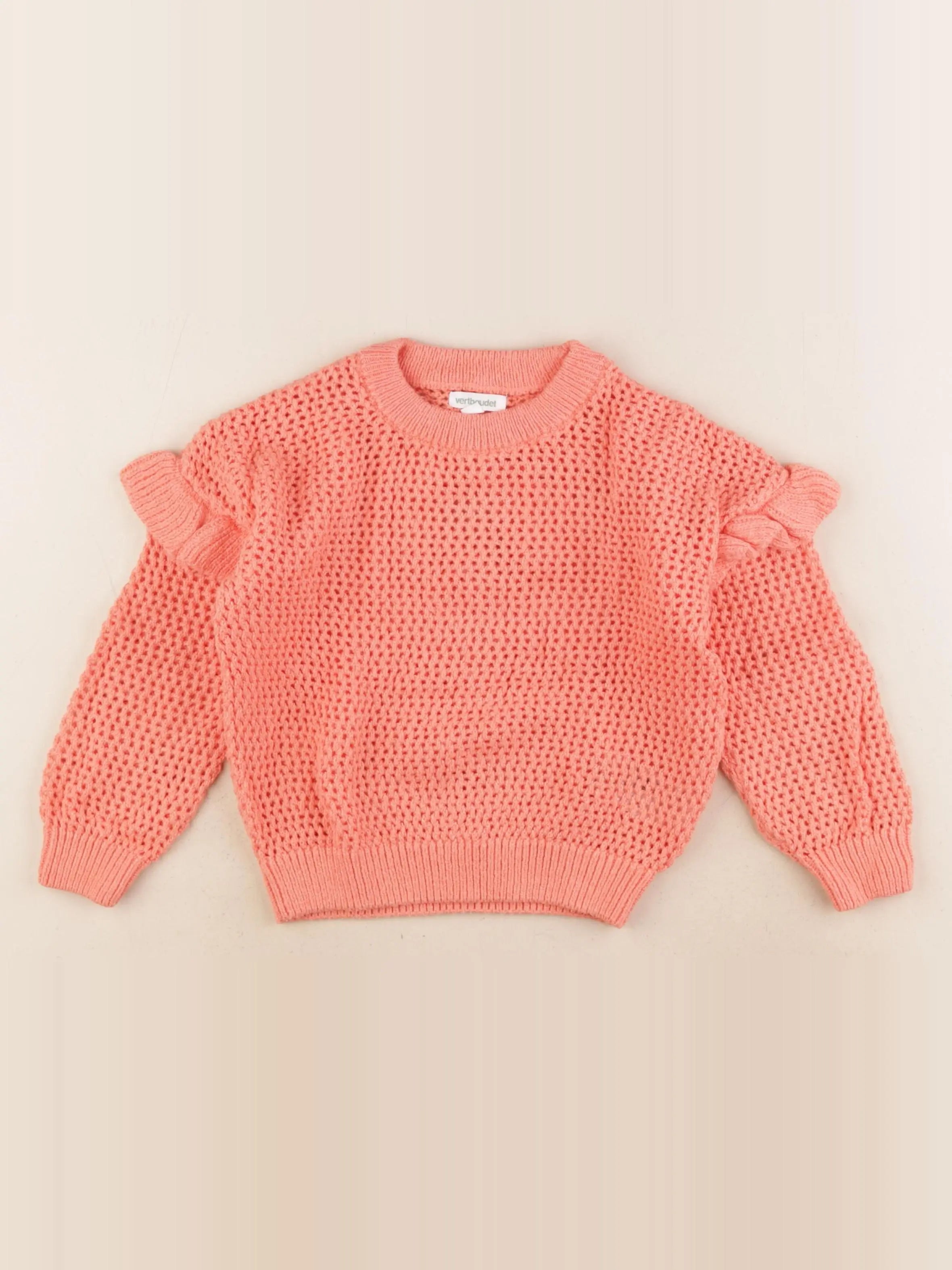 Vertbaudet - pull rose - 4 ans