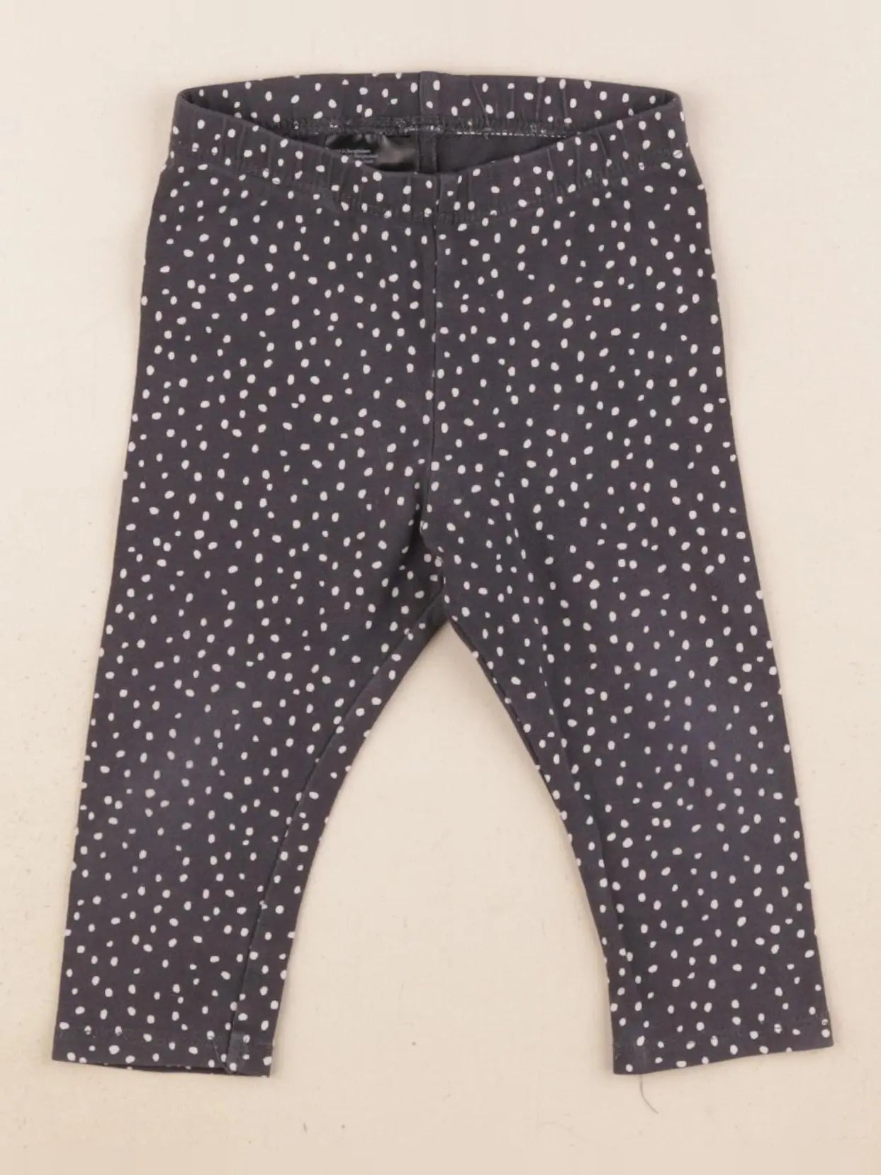 H&M - legging gris - 6/9 mois