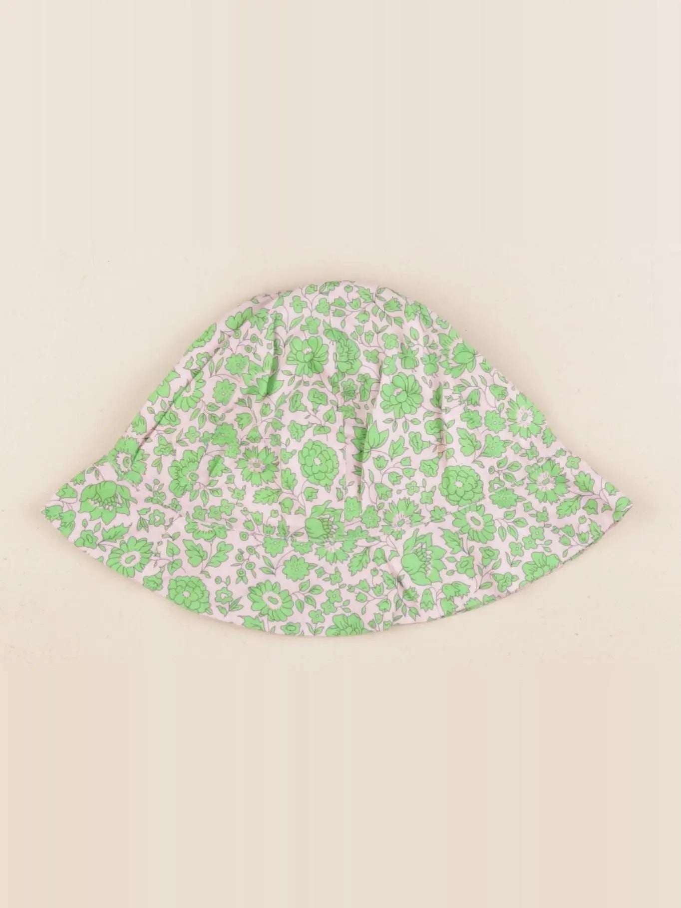 Jacadi - chapeau liberty vert - 6/8 ans