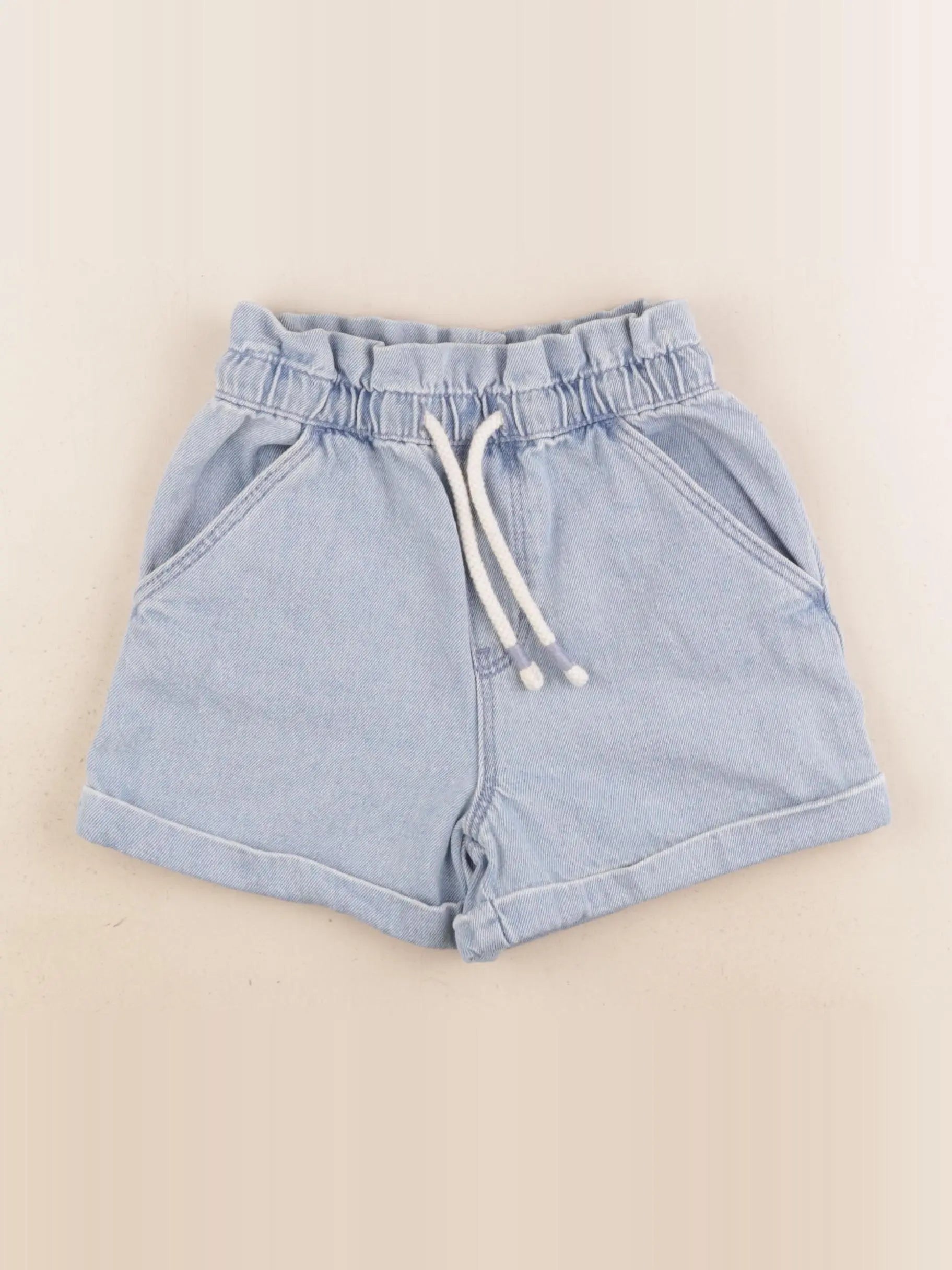 Monoprix - short bleu - 6 ans